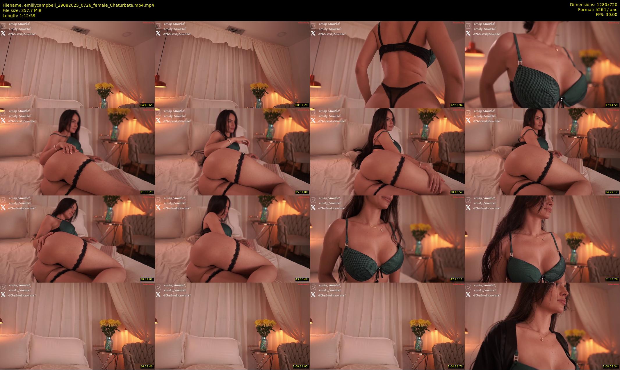 emiilycampbell — 73 minute Chaturbate female cam show recording, 720p, Aug 29, 2025
