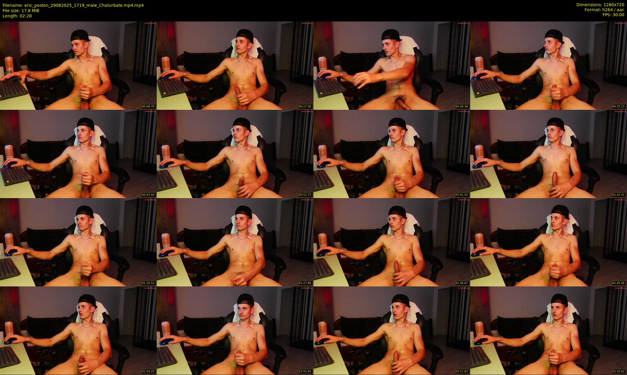 eric_poston — 3 minute Chaturbate male cam show recording, 720p, Aug 29, 2025