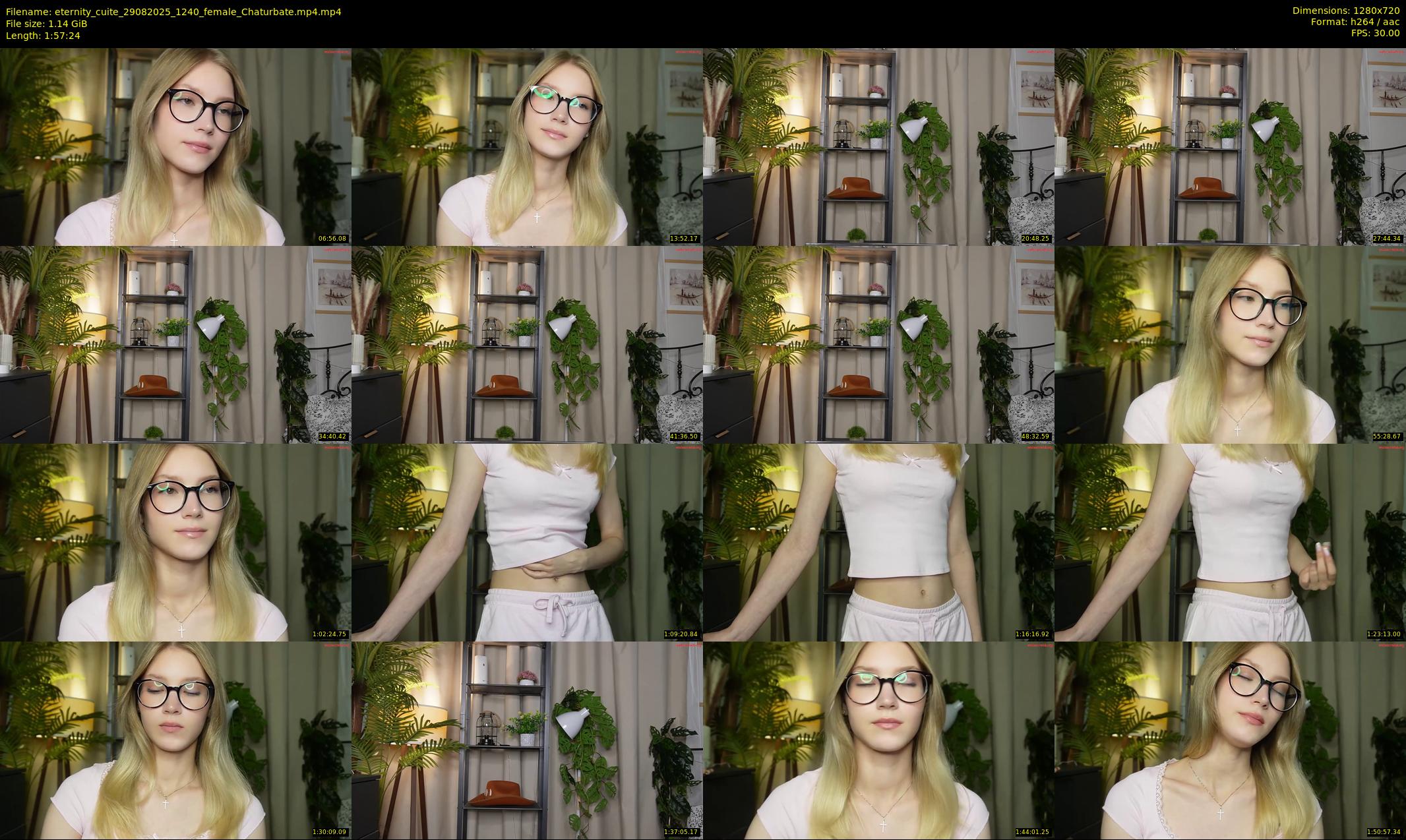 eternity_cuite — 118 minute Chaturbate female cam show recording, 720p, Aug 29, 2025