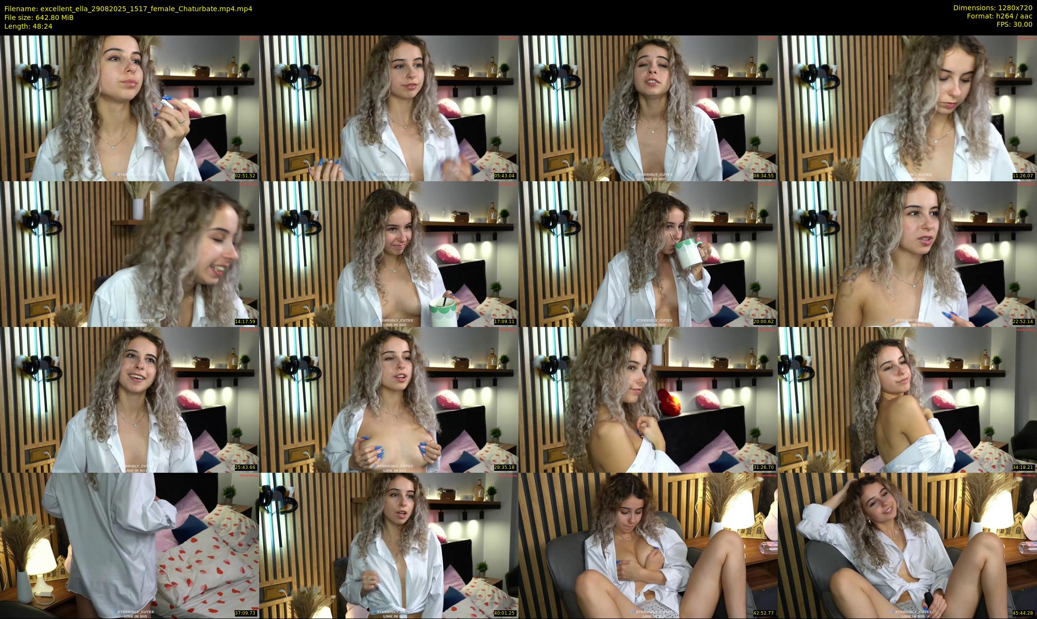 excellent_ella — 49 minute Chaturbate female cam show recording, 720p, Aug 29, 2025