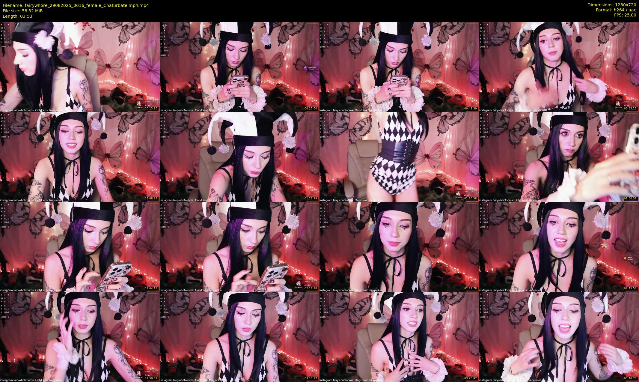 fairywhore — 4 minute Chaturbate female cam show recording, 720p, Aug 29, 2025