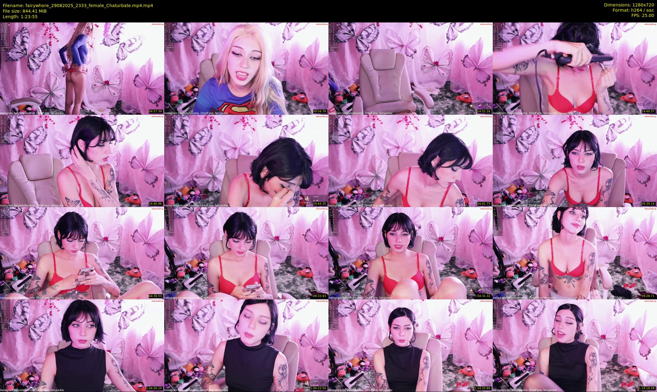 fairywhore — 84 minute Chaturbate female cam show recording, 720p, Aug 29, 2025