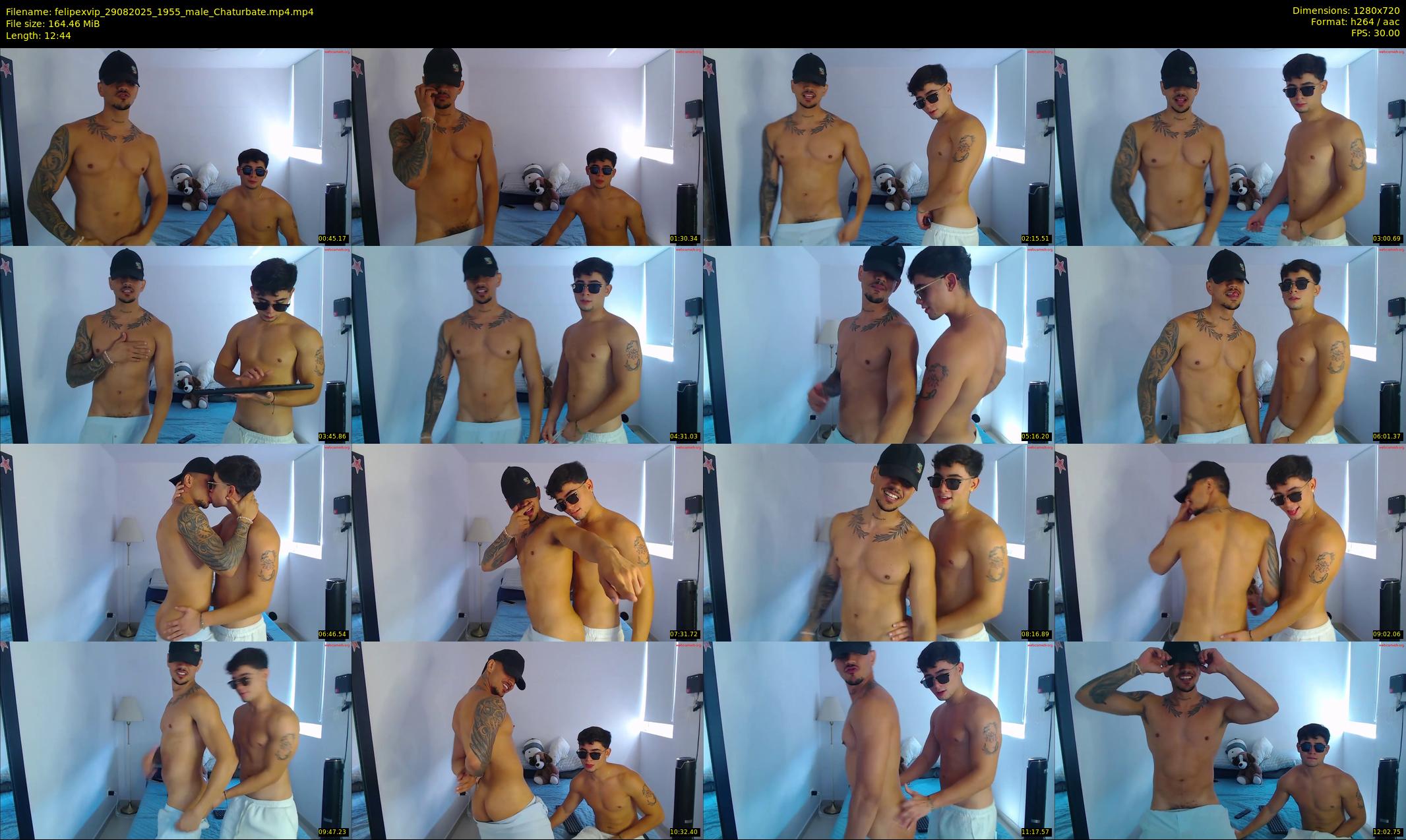 felipexvip — 13 minute Chaturbate male cam show recording, 720p, Aug 29, 2025