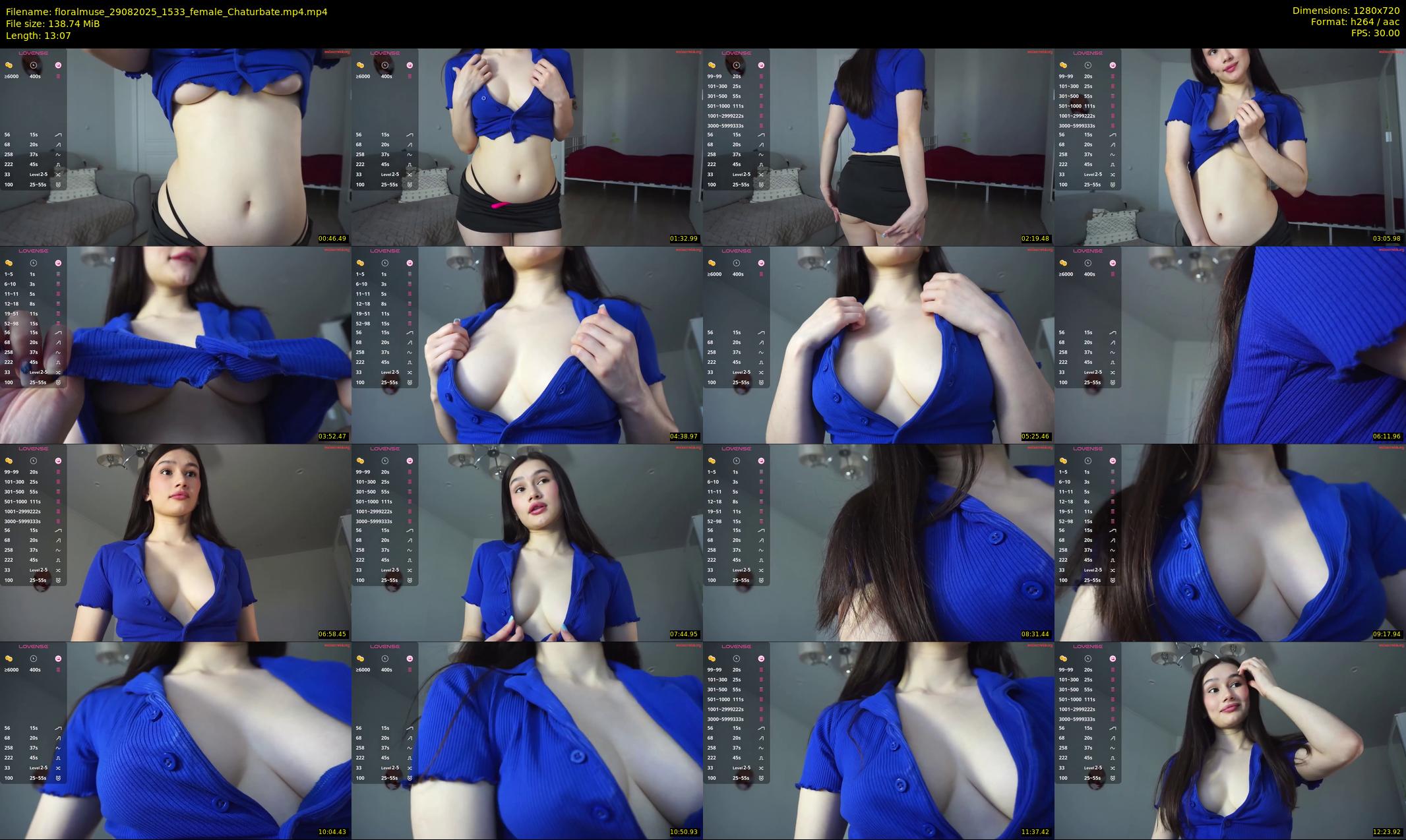 floralmuse — 14 minute Chaturbate female cam show recording, 720p, Aug 29, 2025