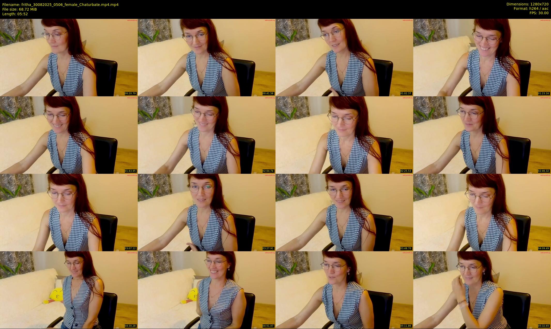 fritha — 6 minute Chaturbate female cam show recording, 720p, Aug 30, 2025