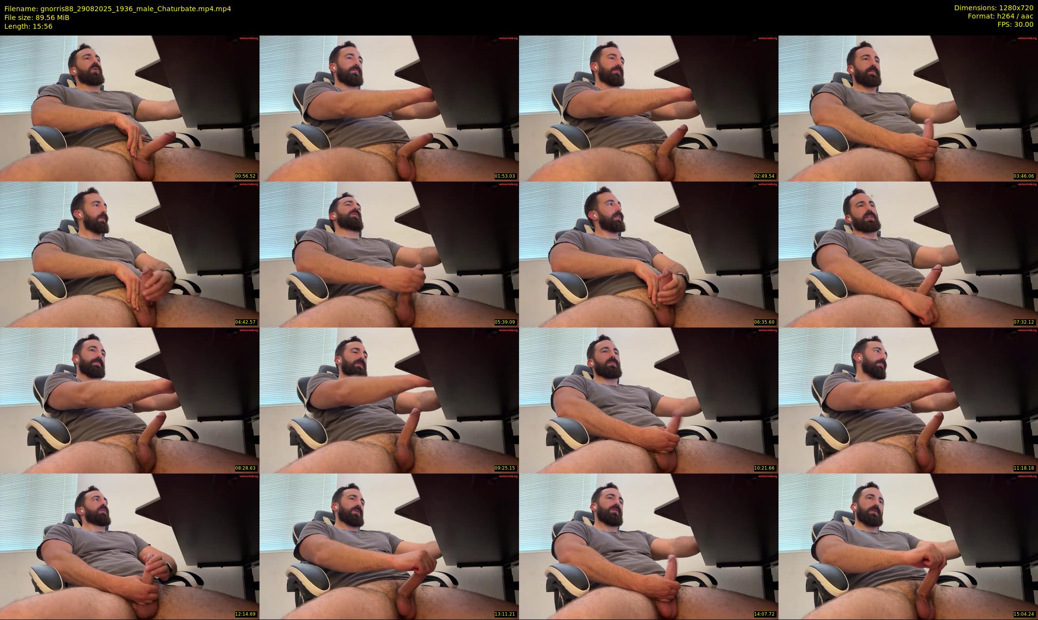 gnorris88 — 16 minute Chaturbate male cam show recording, 720p, Aug 29, 2025