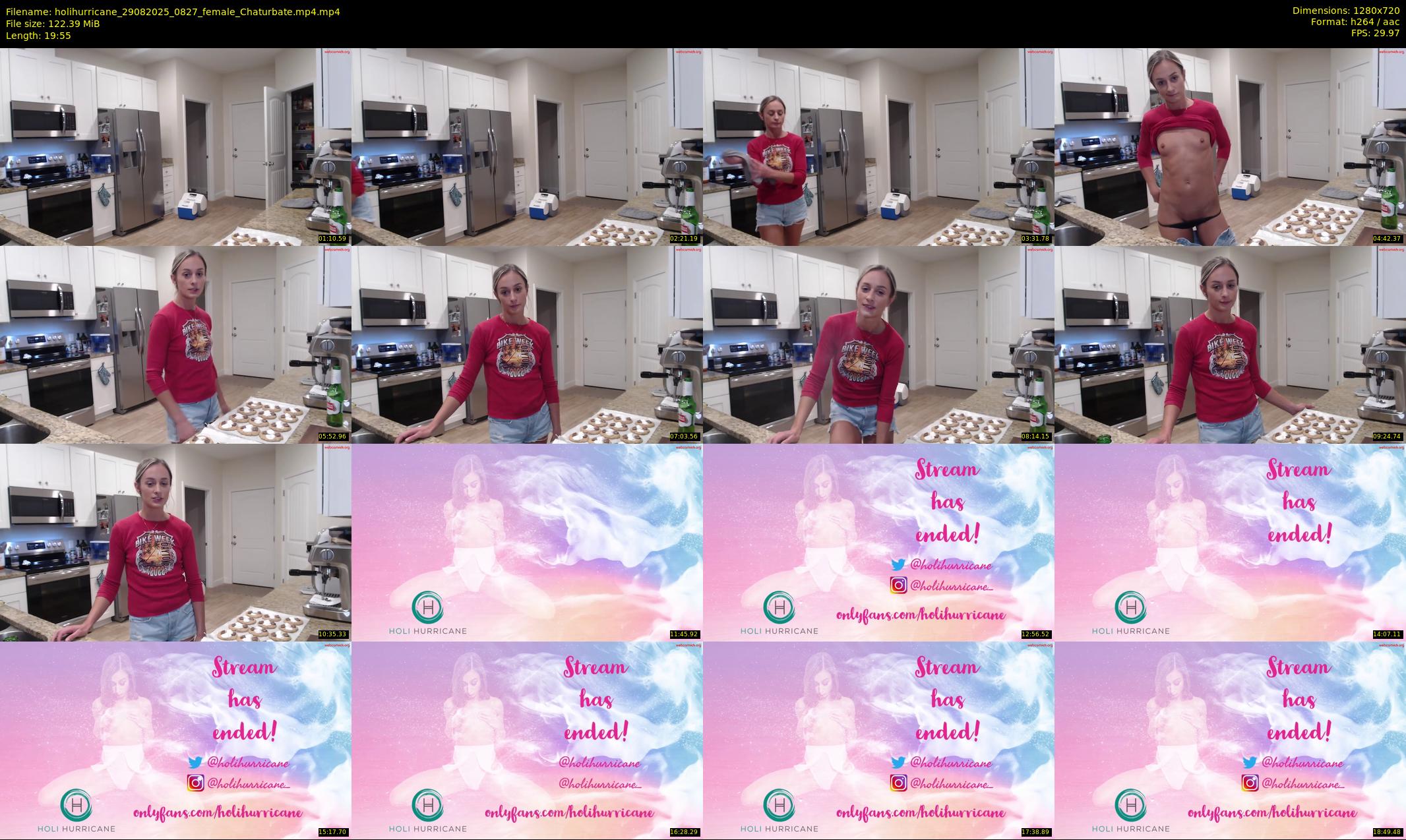 holihurricane — 20 minute Chaturbate female cam show recording, 720p, Aug 29, 2025