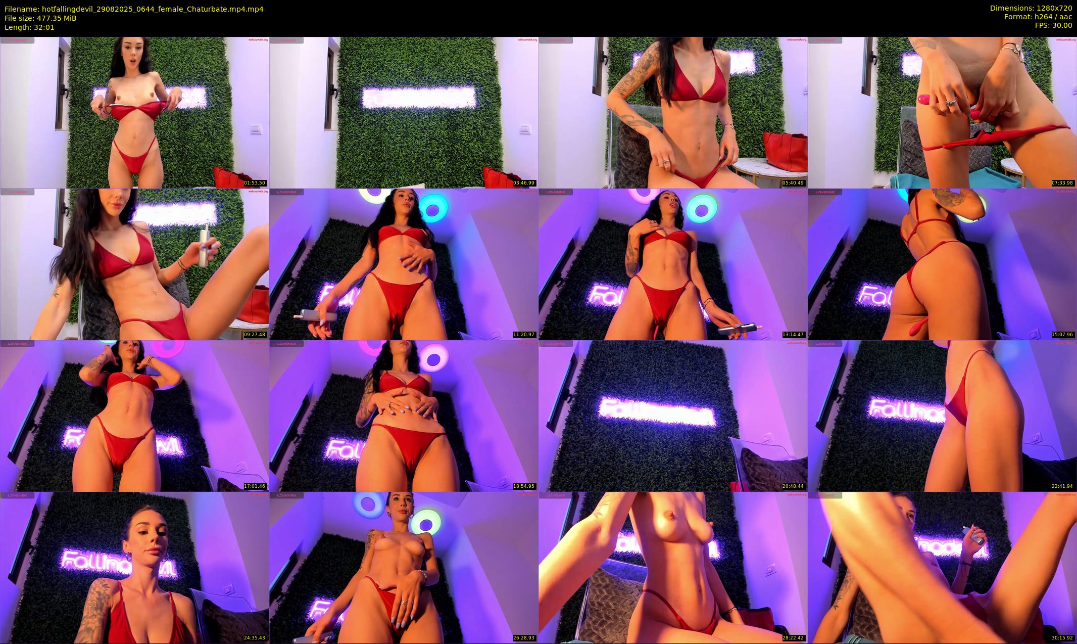 hotfallingdevil — 33 minute Chaturbate female cam show recording, 720p, Aug 29, 2025