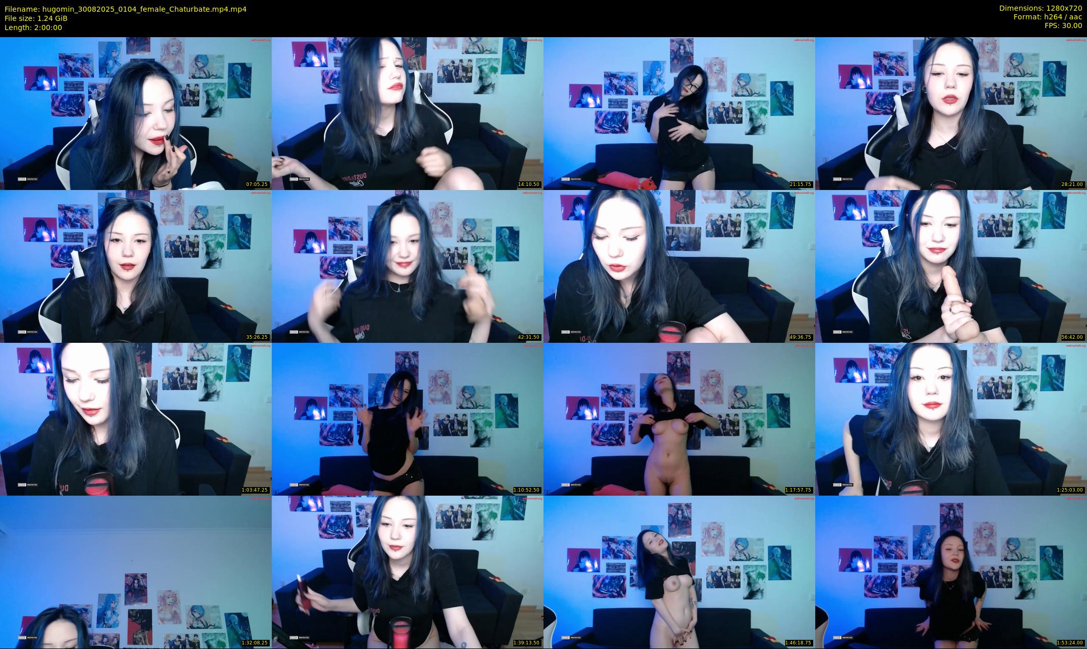 hugomin — 120 minute Chaturbate female cam show recording, 720p, Aug 30, 2025