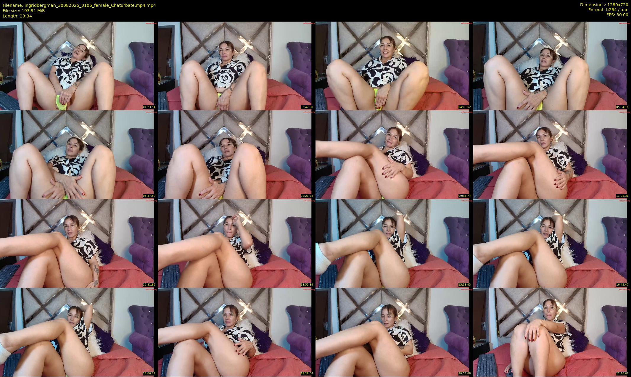 ingridbergman — 24 minute Chaturbate female cam show recording, 720p, Aug 30, 2025