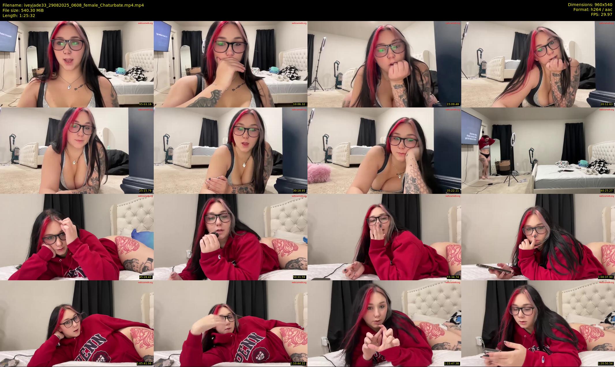 iveyjade33 — 86 minute Chaturbate female cam show recording, 480p, Aug 29, 2025