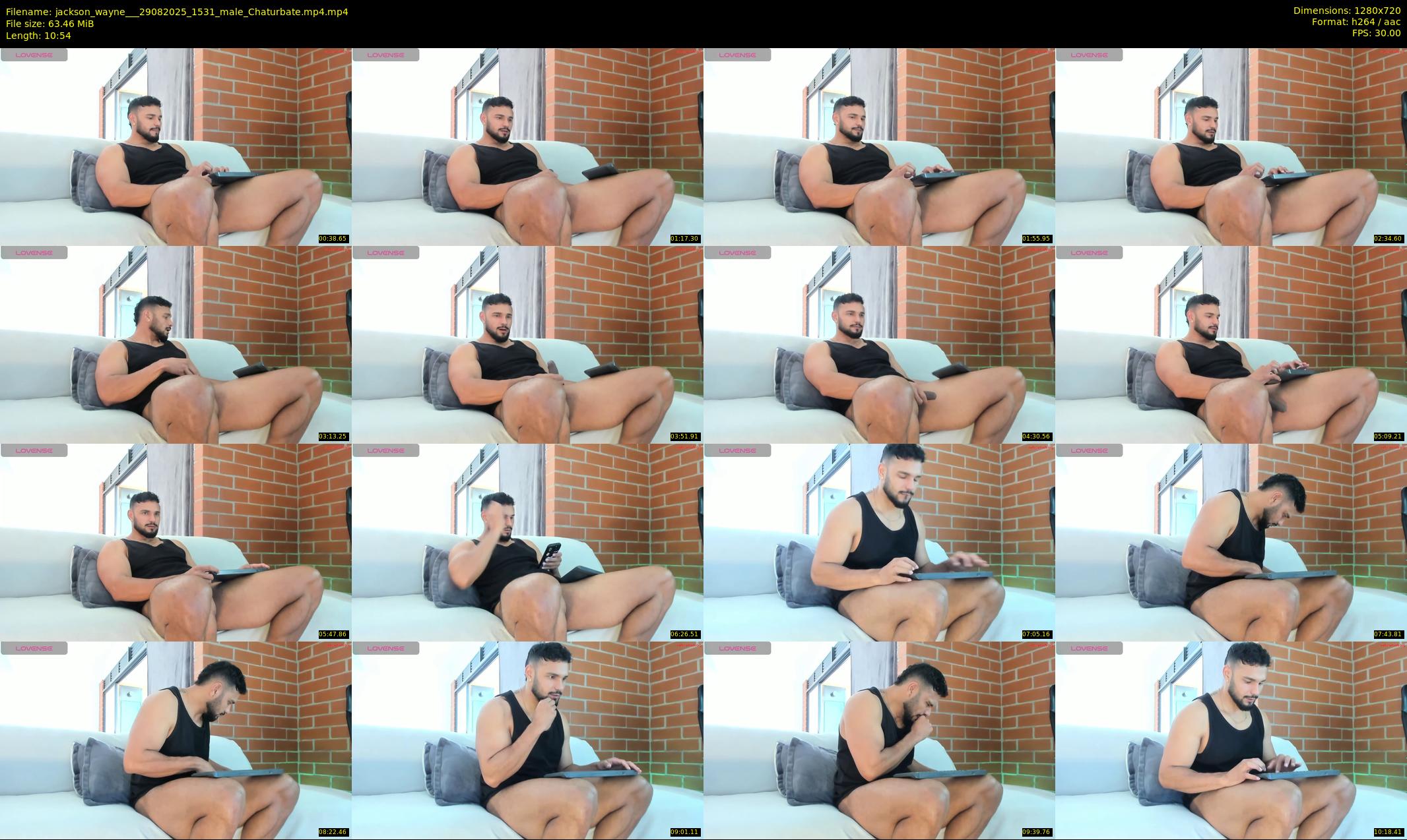 jackson_wayne__ — 11 minute Chaturbate male cam show recording, 720p, Aug 29, 2025