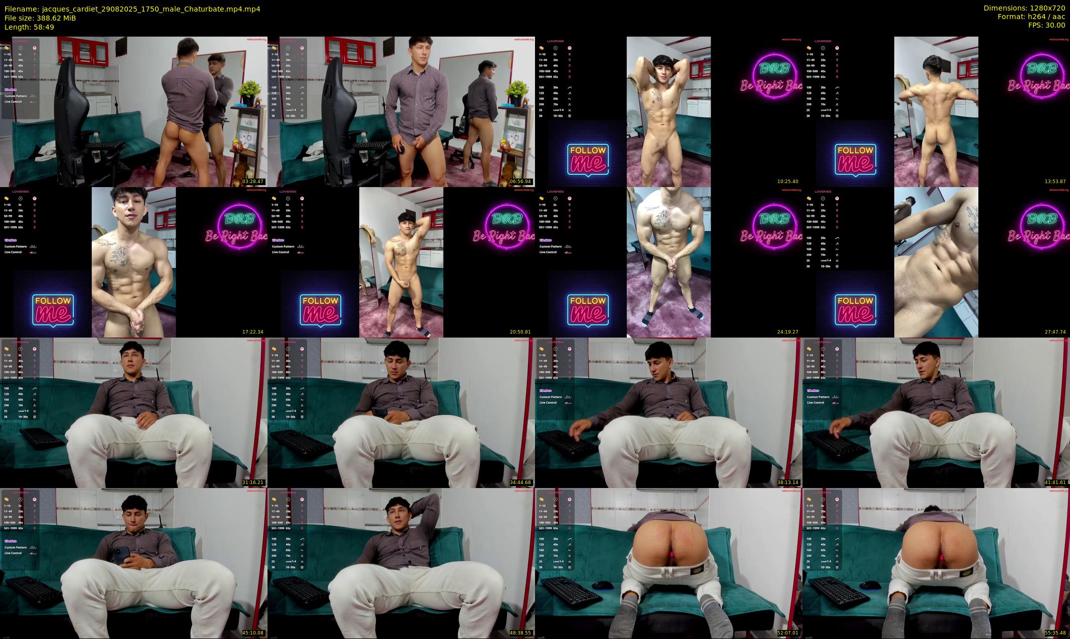 jacques_cardiet — 59 minute Chaturbate male cam show recording, 720p, Aug 29, 2025