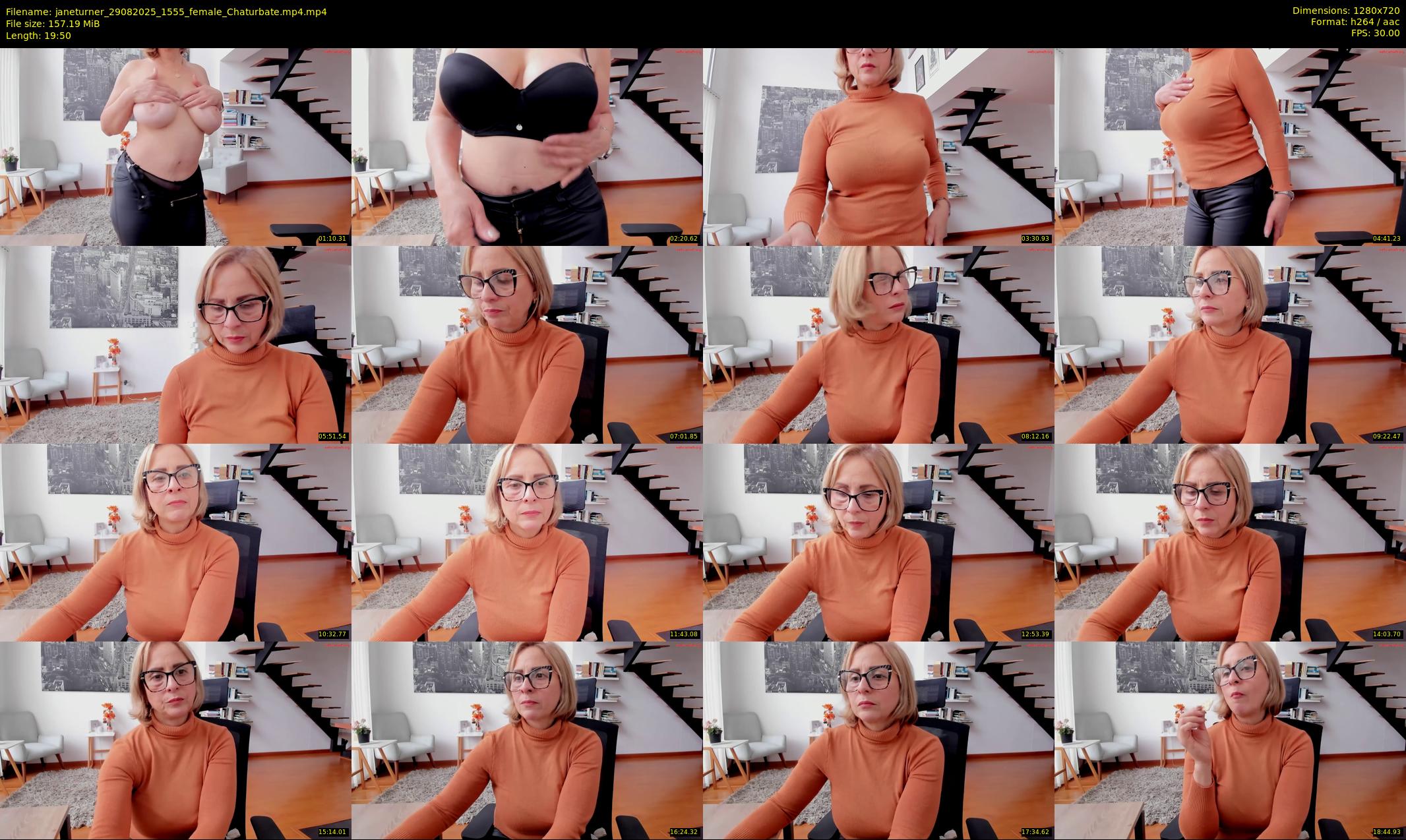 janeturner — 20 minute Chaturbate female cam show recording, 720p, Aug 29, 2025