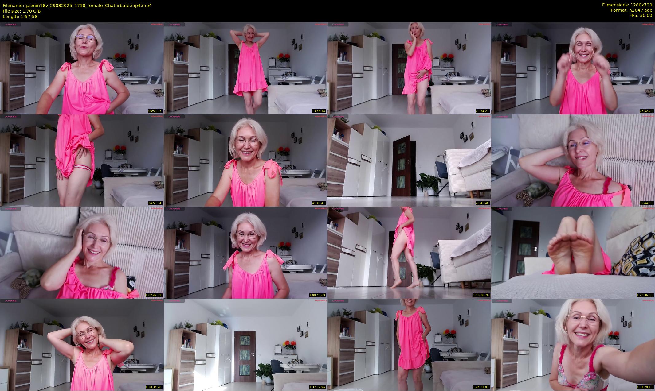 jasmin18v — 118 minute Chaturbate female cam show recording, 720p, Aug 29, 2025