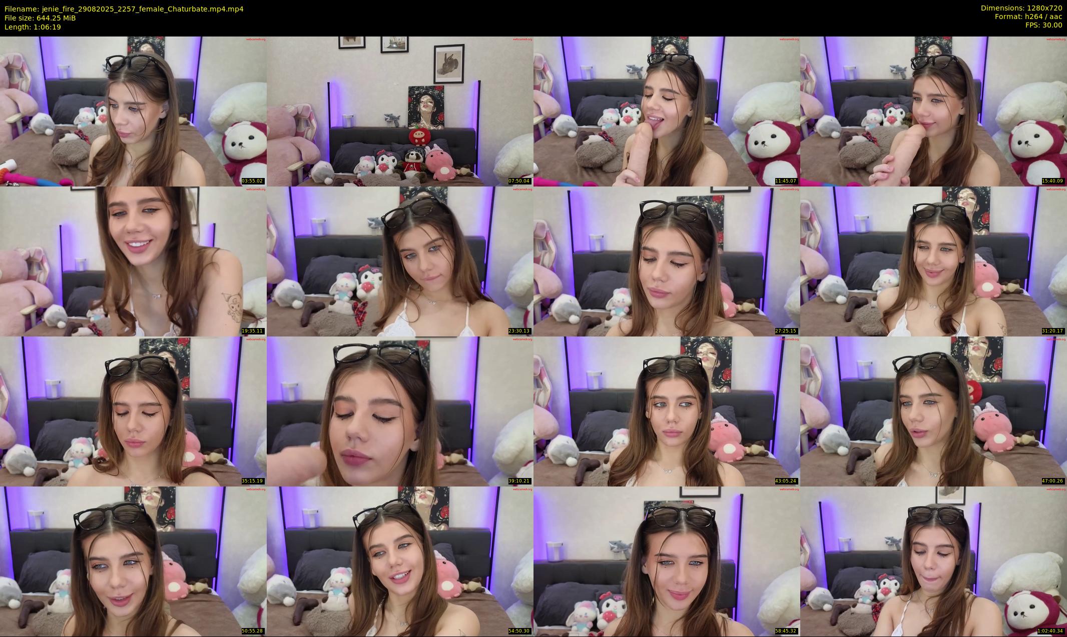 jenie_fire — 67 minute Chaturbate female cam show recording, 720p, Aug 29, 2025