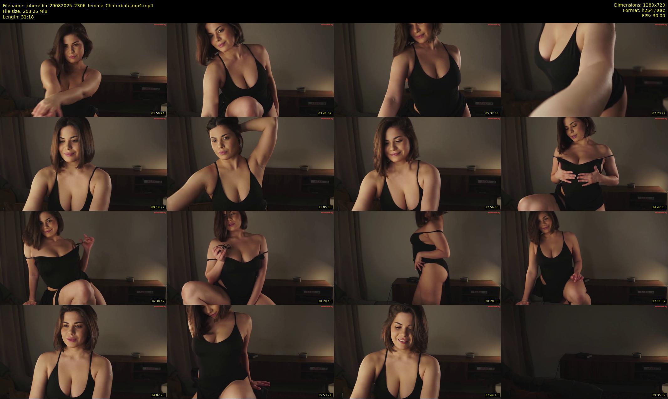 joheredia — 32 minute Chaturbate female cam show recording, 720p, Aug 29, 2025