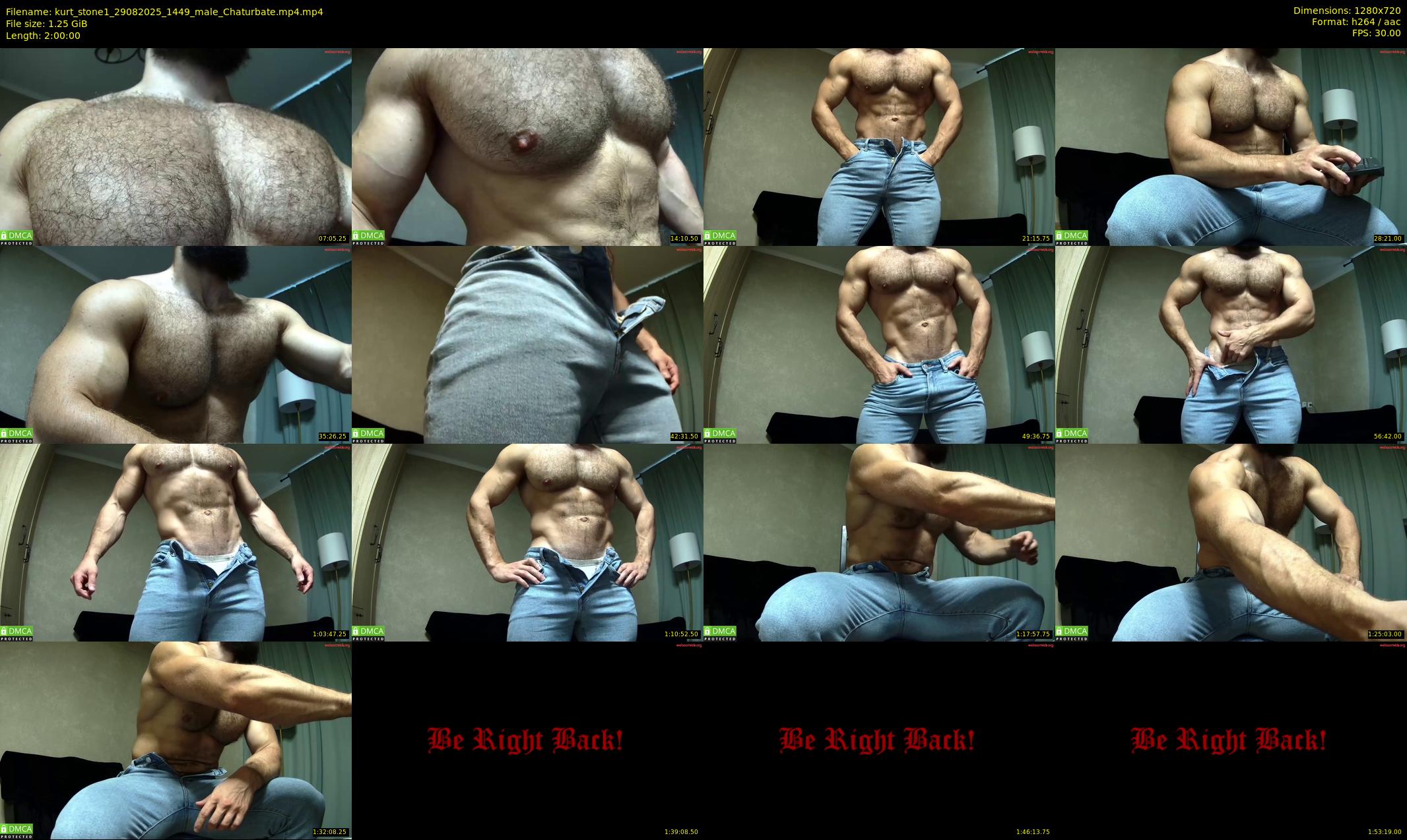 kurt_stone1 — 120 minute Chaturbate male cam show recording, 720p, Aug 29, 2025