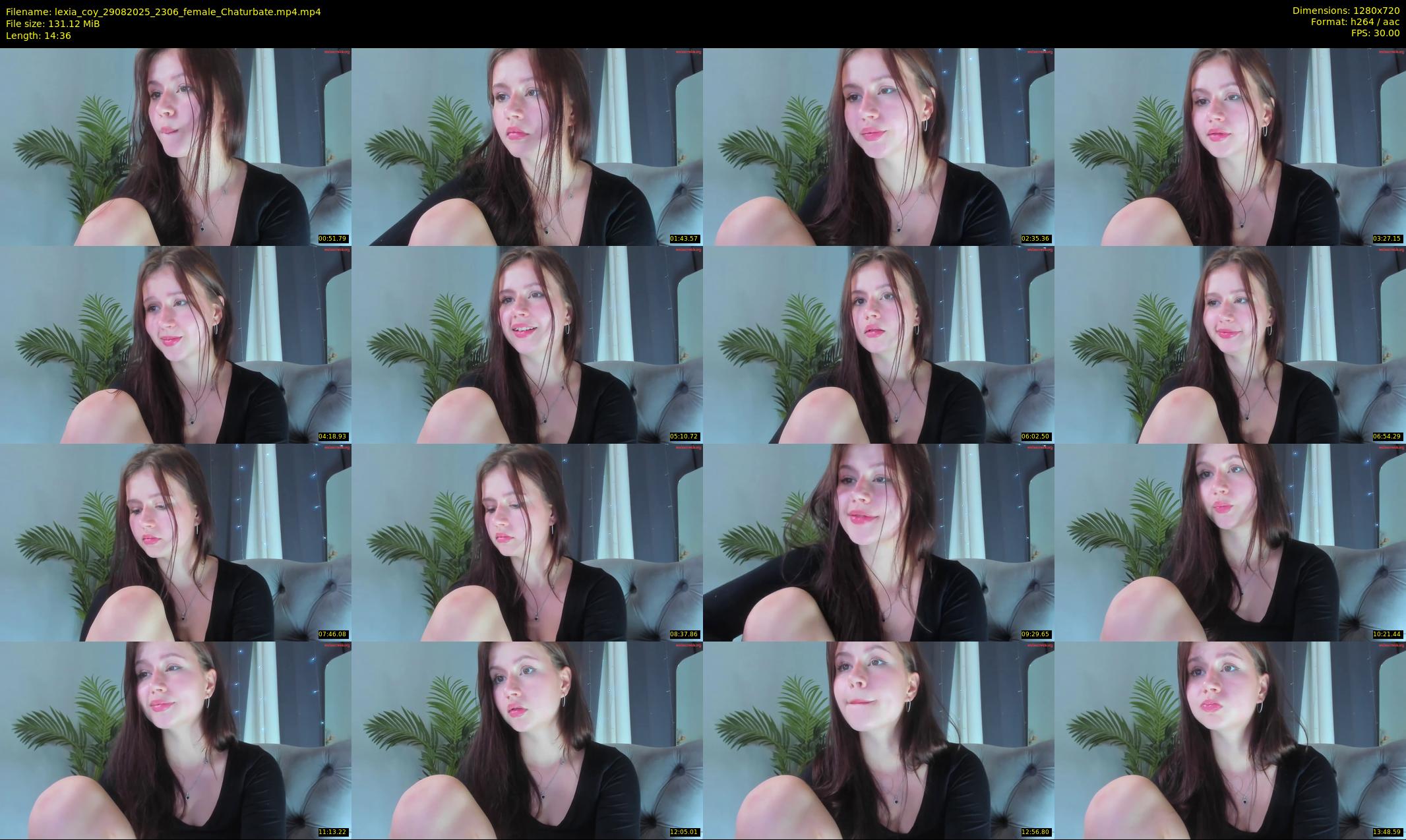 lexia_coy — 15 minute Chaturbate female cam show recording, 720p, Aug 29, 2025