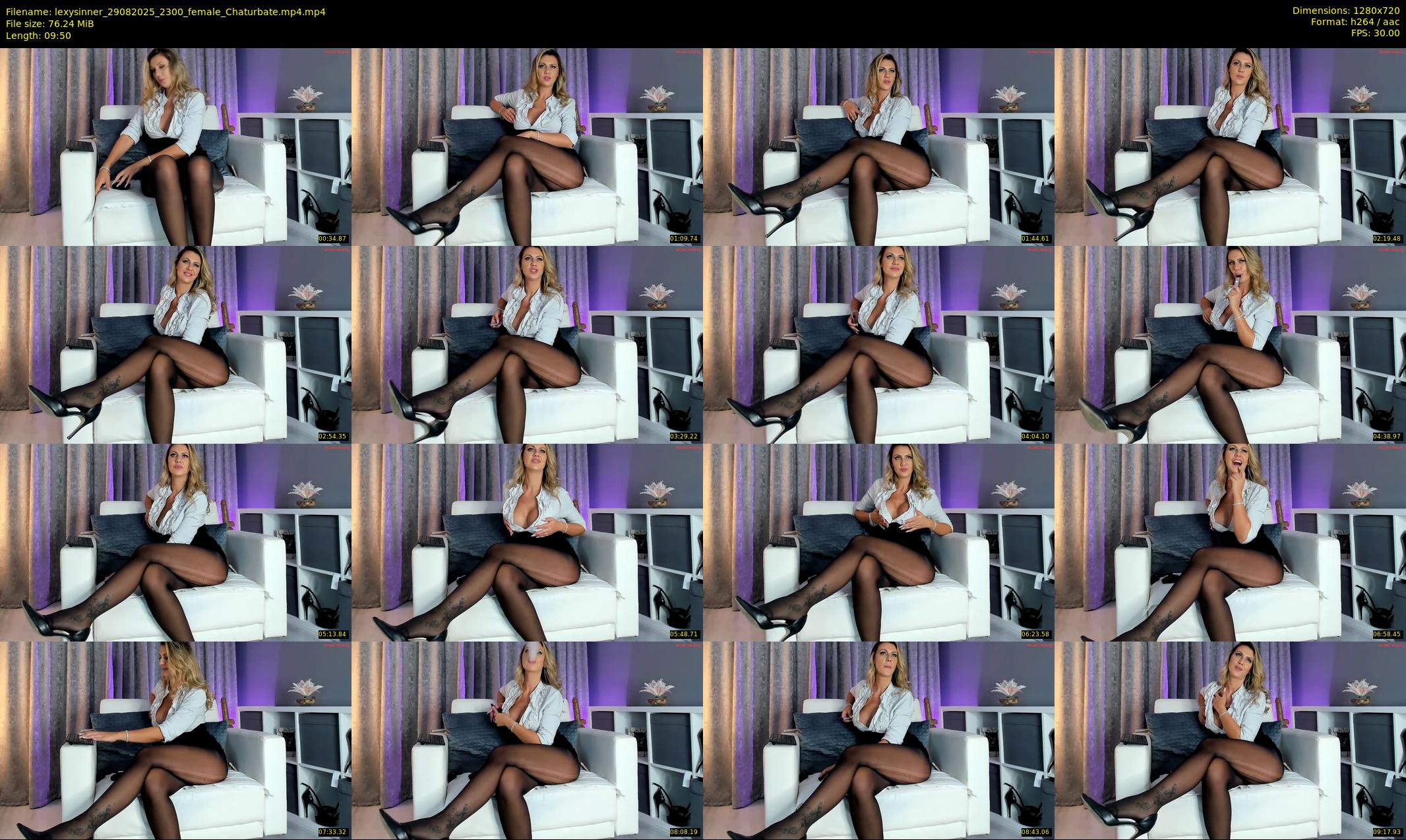 lexysinner — 10 minute Chaturbate female cam show recording, 720p, Aug 29, 2025