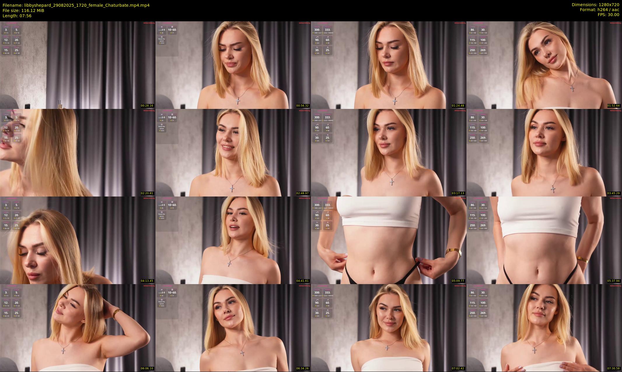 libbyshepard — 8 minute Chaturbate female cam show recording, 720p, Aug 29, 2025