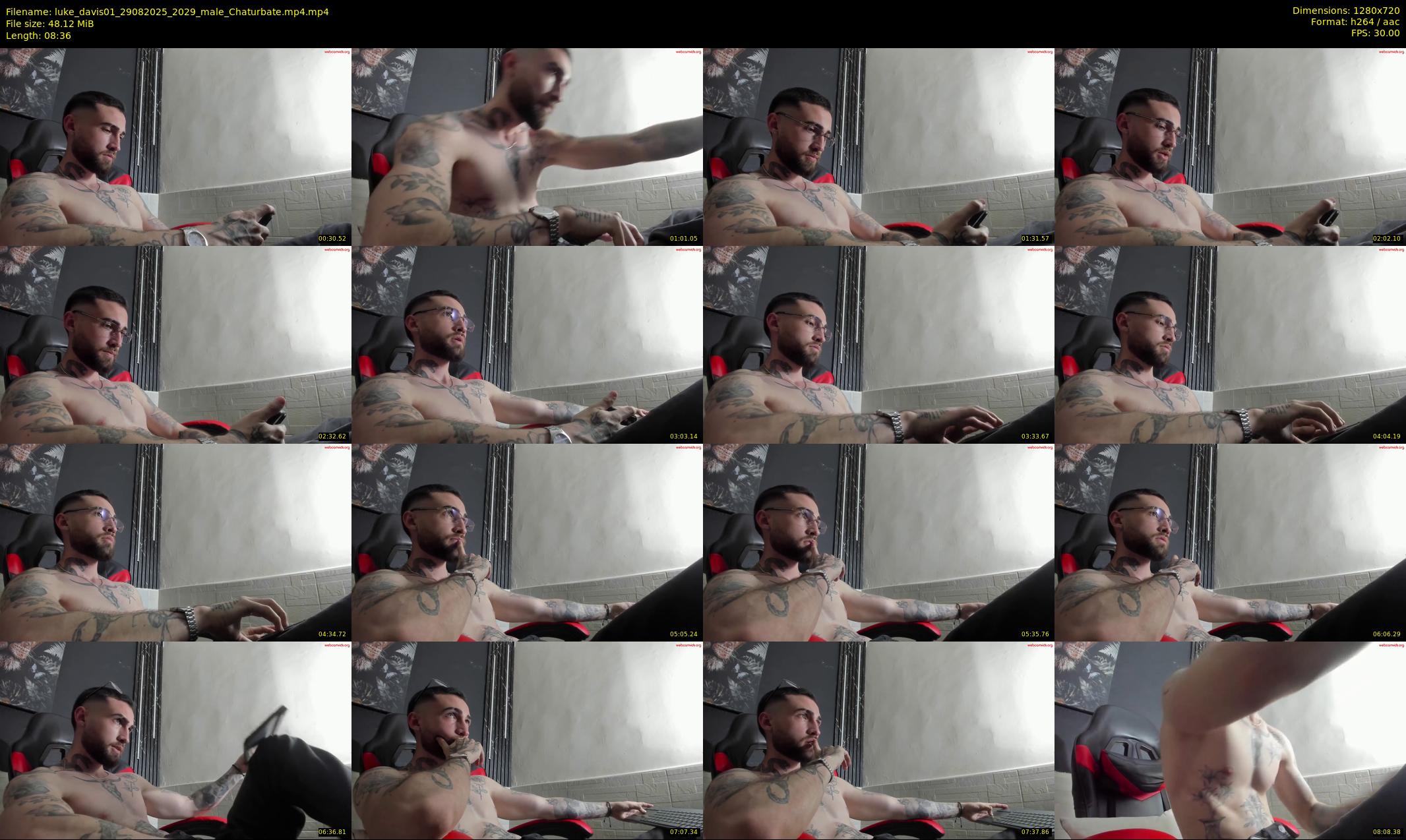 luke_davis01 — 9 minute Chaturbate male cam show recording, 720p, Aug 29, 2025