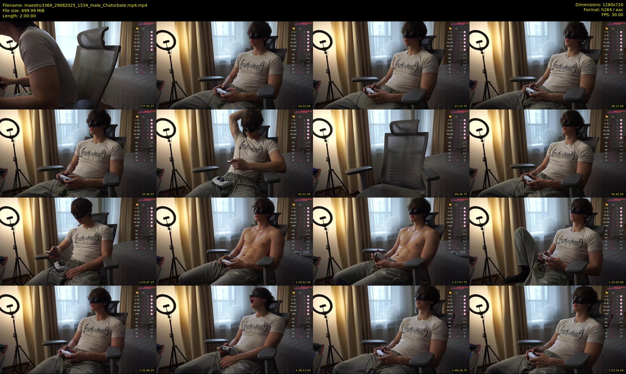 maestro3369 — 120 minute Chaturbate male cam show recording, 720p, Aug 29, 2025