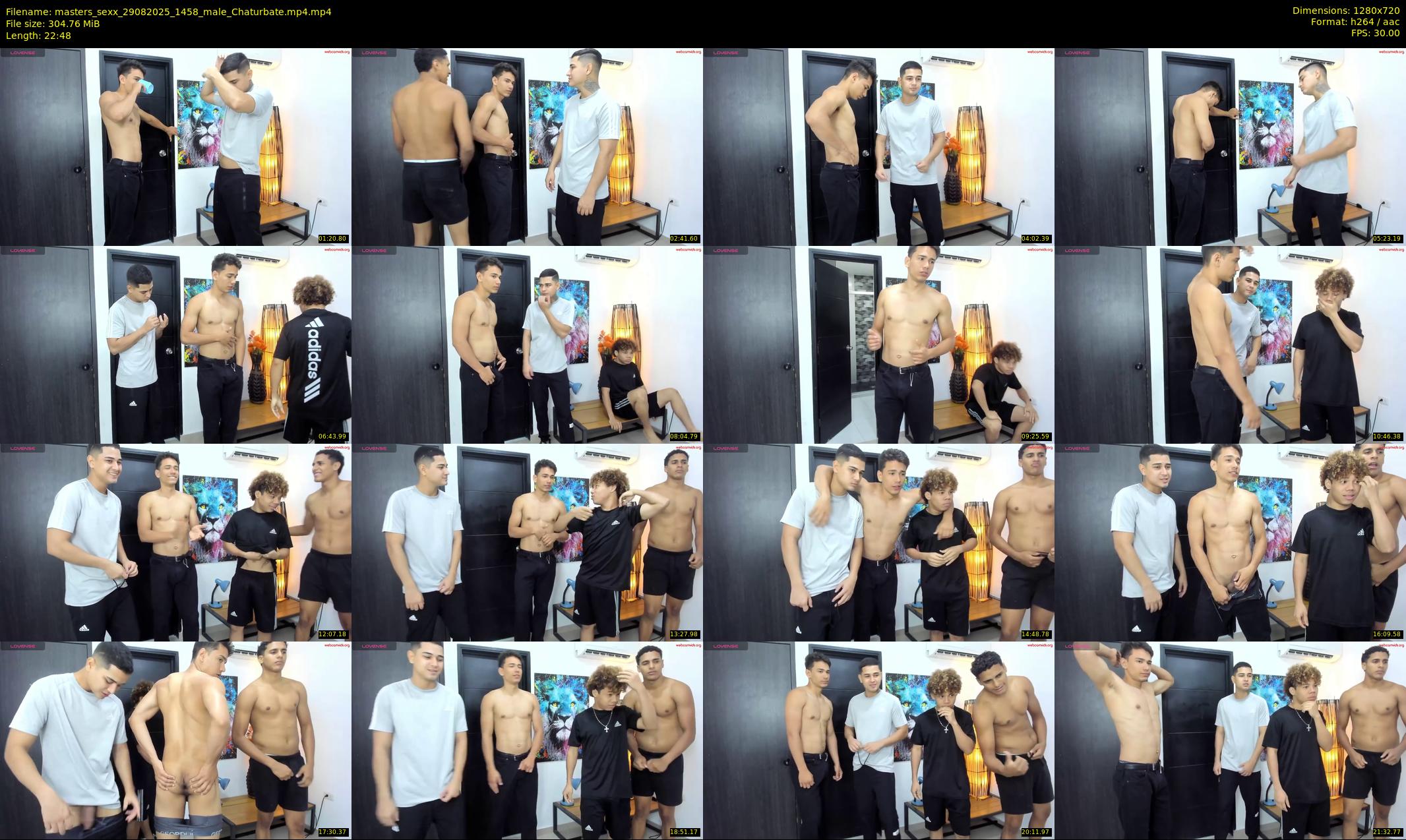 masters_sexx — 23 minute Chaturbate male cam show recording, 720p, Aug 29, 2025