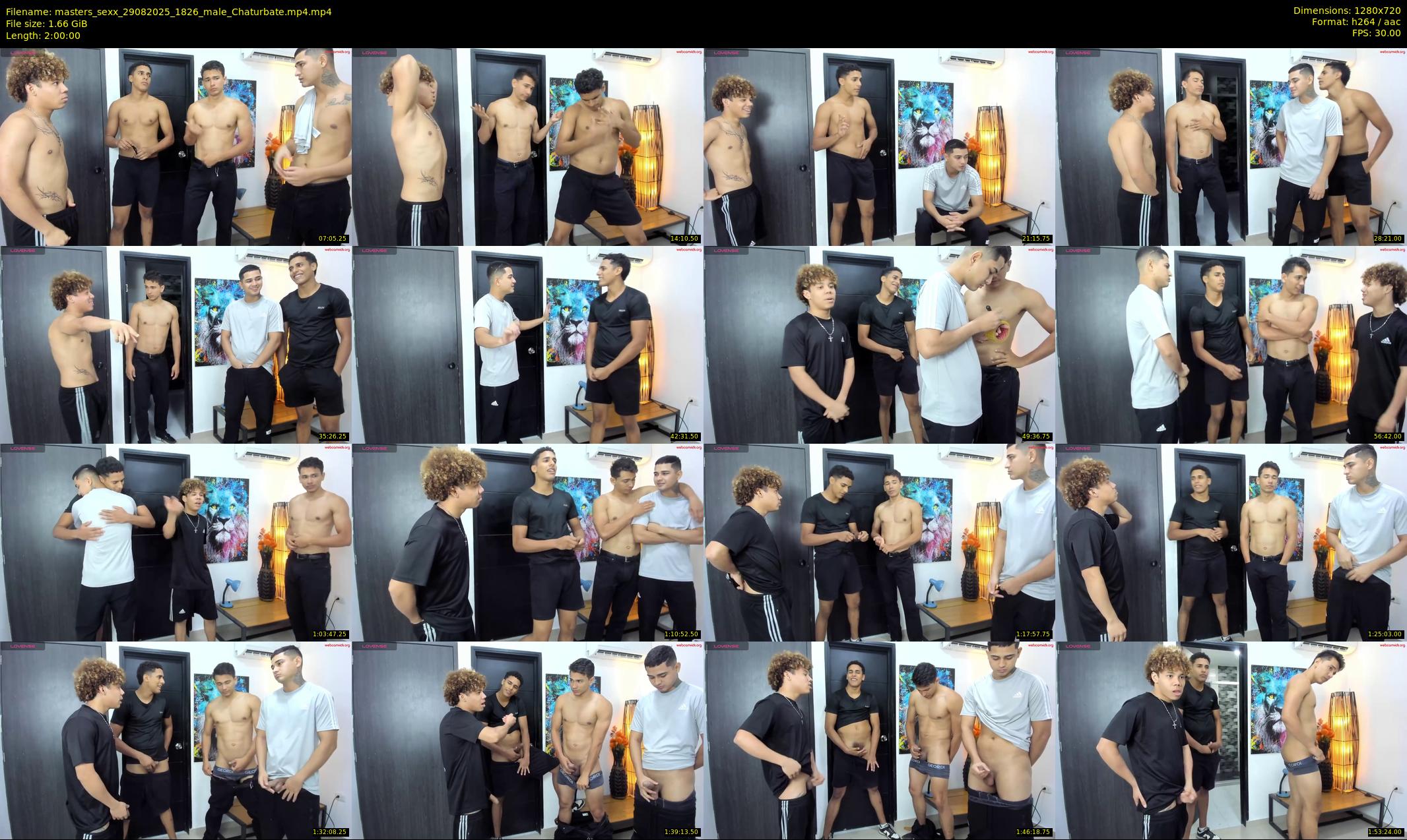 masters_sexx — 120 minute Chaturbate male cam show recording, 720p, Aug 29, 2025