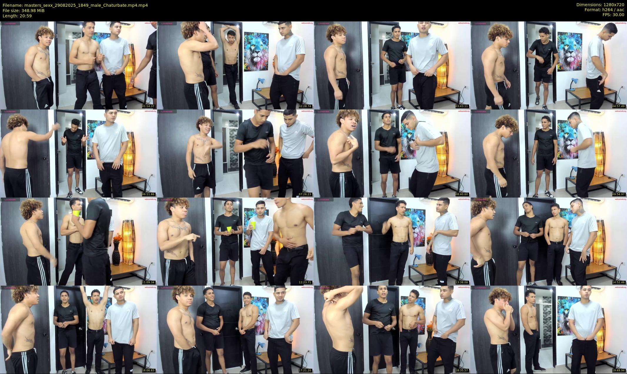 masters_sexx — 21 minute Chaturbate male cam show recording, 720p, Aug 29, 2025