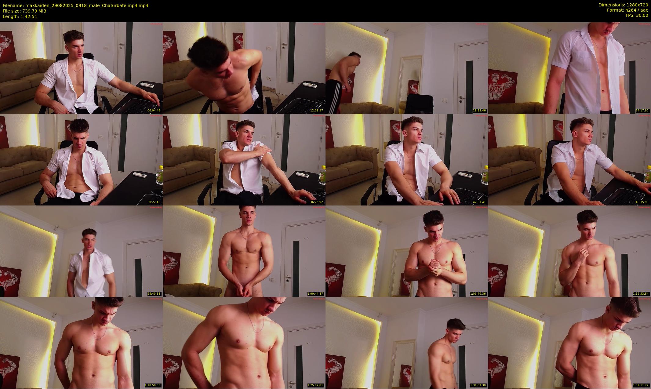 maxkaiden — 103 minute Chaturbate male cam show recording, 720p, Aug 29, 2025