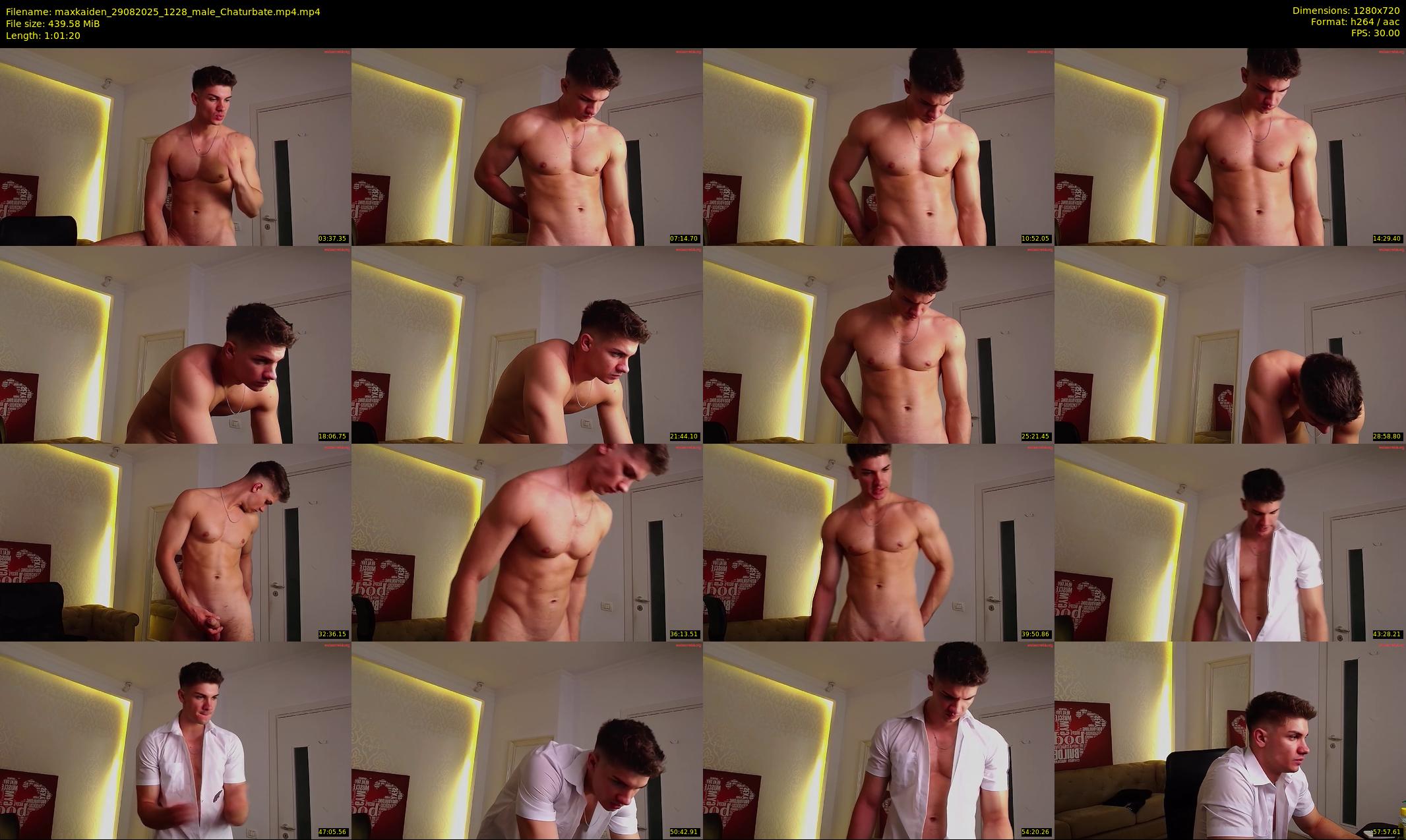 maxkaiden — 62 minute Chaturbate male cam show recording, 720p, Aug 29, 2025
