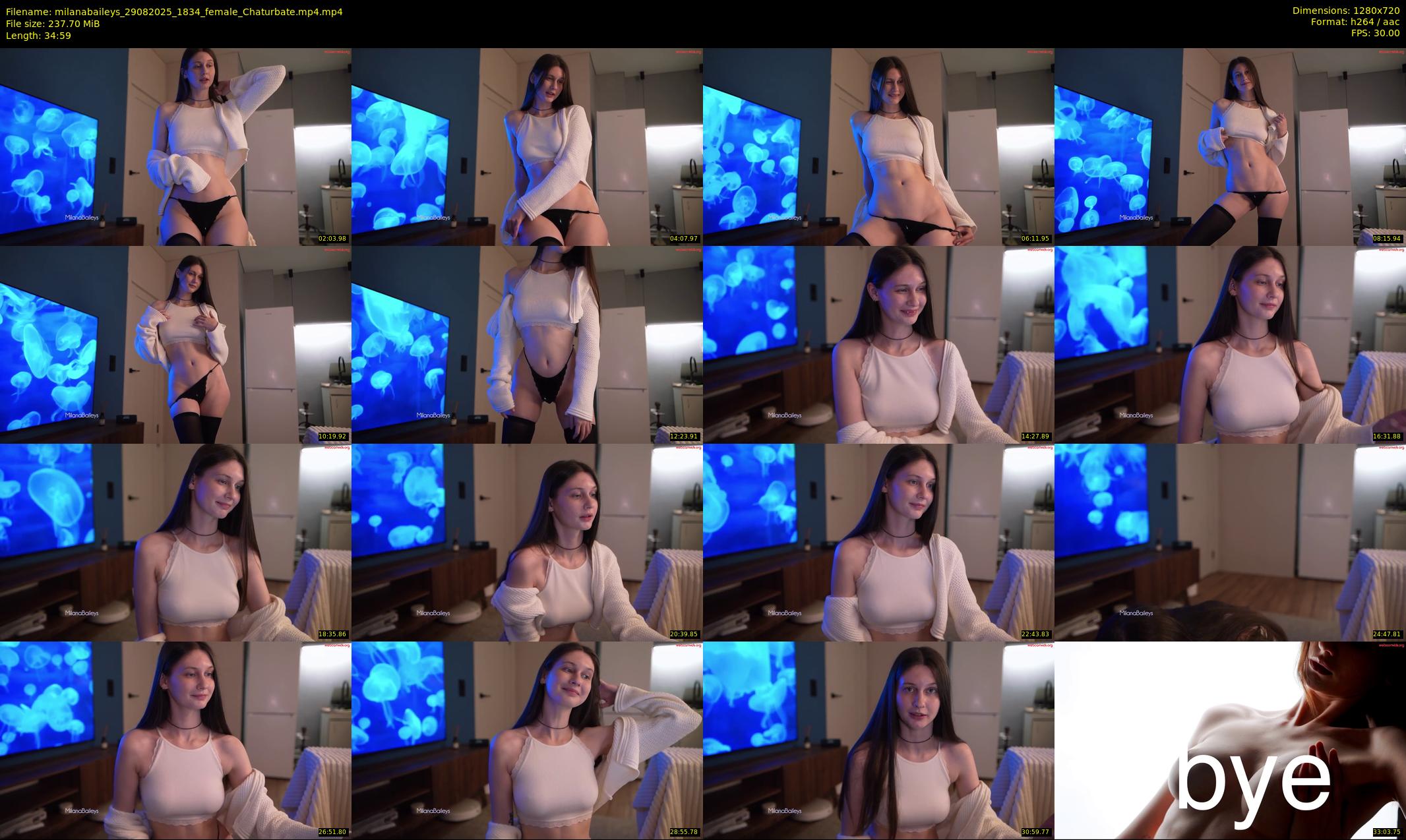 milanabaileys — 35 minute Chaturbate female cam show recording, 720p, Aug 29, 2025