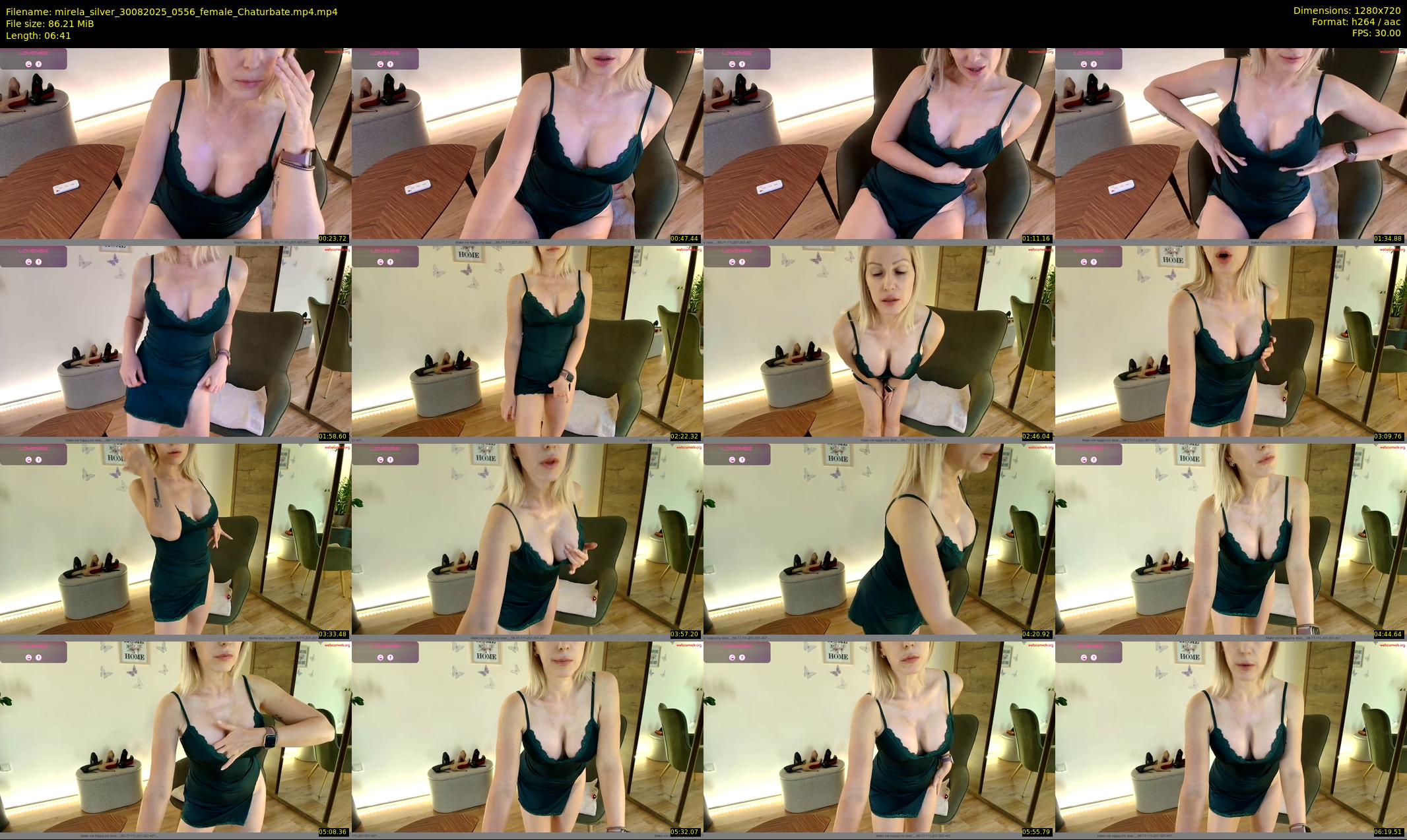 mirela_silver — 7 minute Chaturbate female cam show recording, 720p, Aug 30, 2025