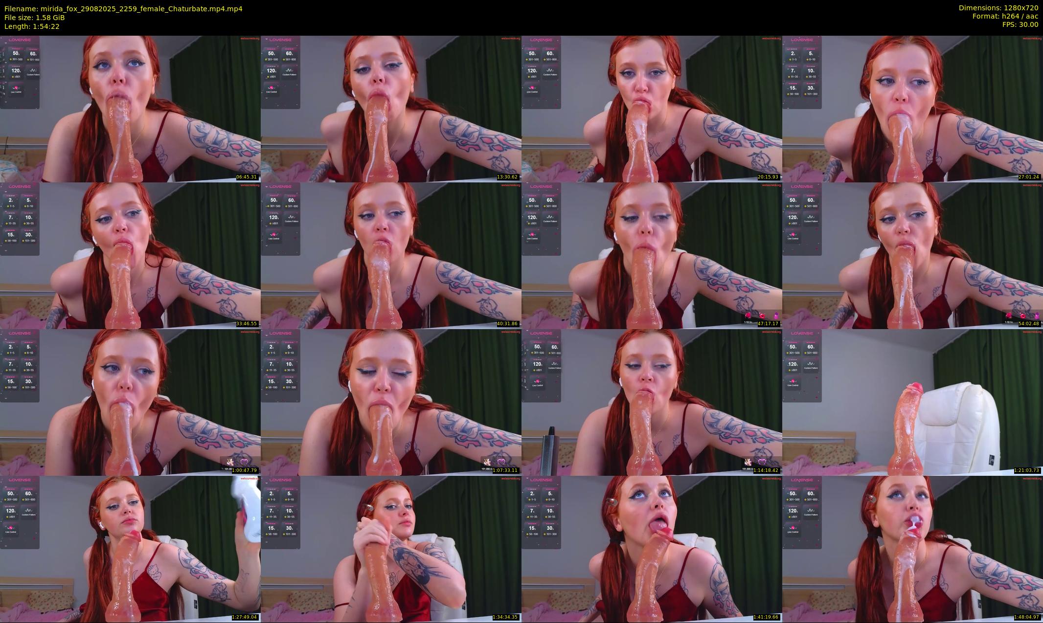 mirida_fox — 115 minute Chaturbate female cam show recording, 720p, Aug 29, 2025