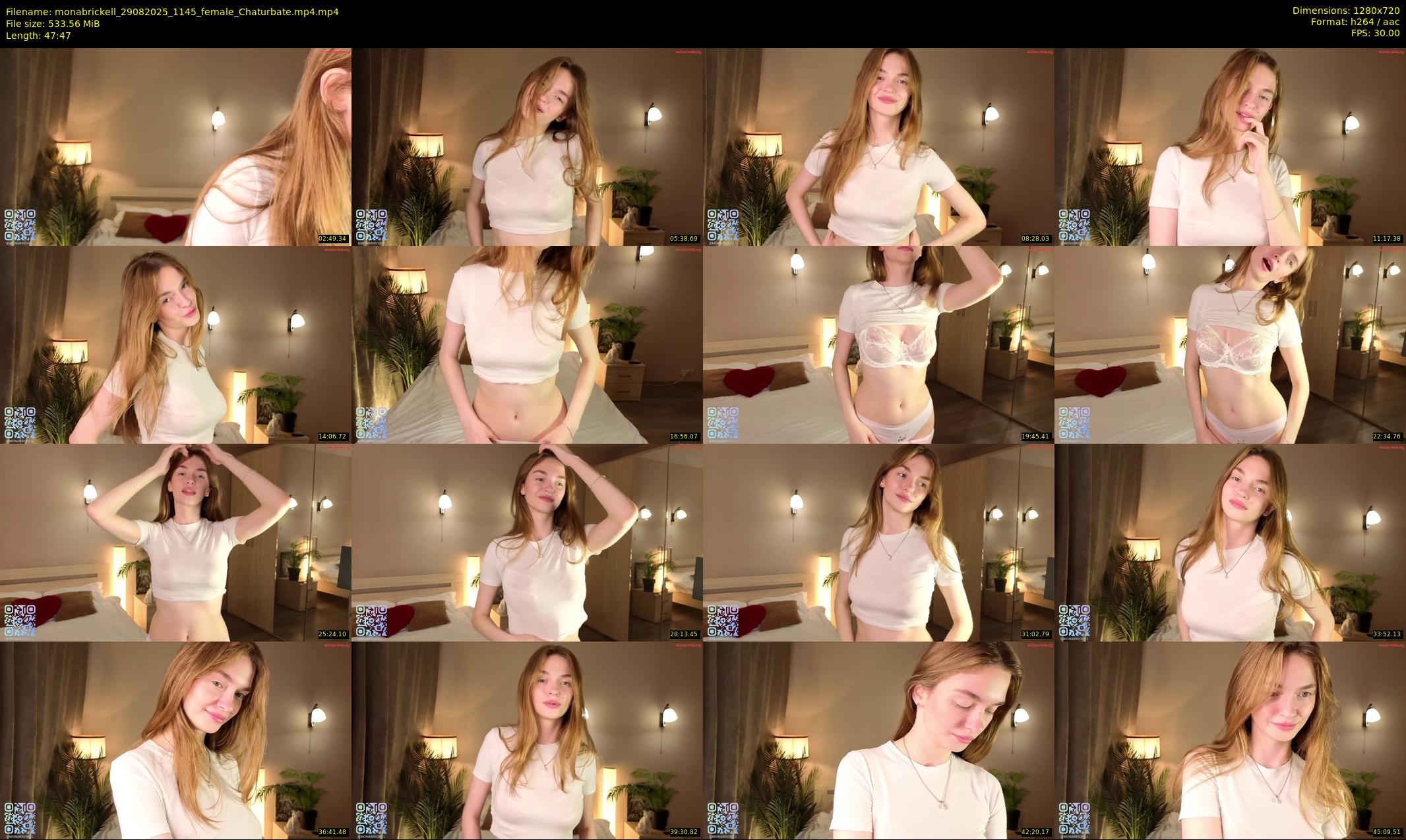monabrickell — 48 minute Chaturbate female cam show recording, 720p, Aug 29, 2025