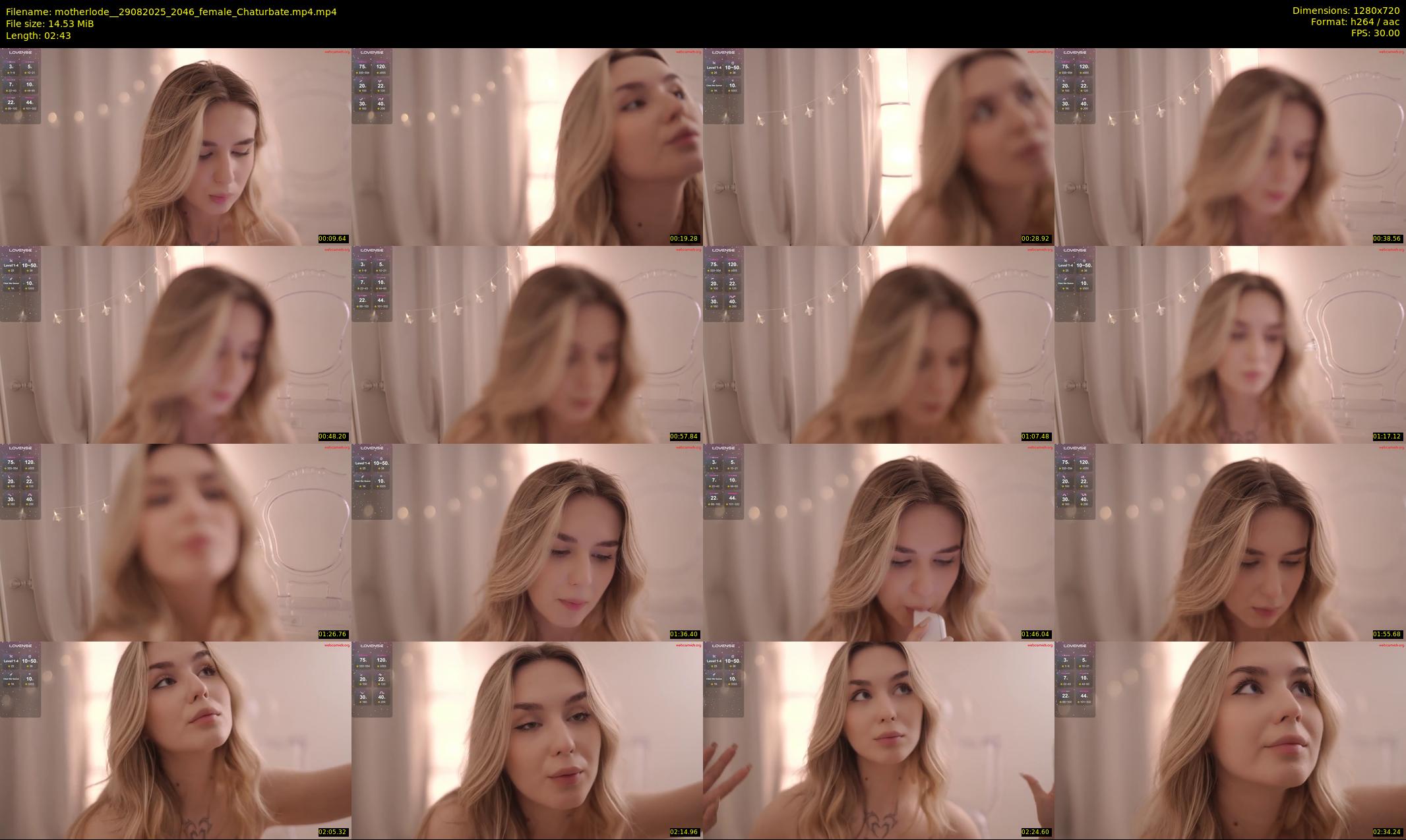 motherlode_ — 3 minute Chaturbate female cam show recording, 720p, Aug 29, 2025