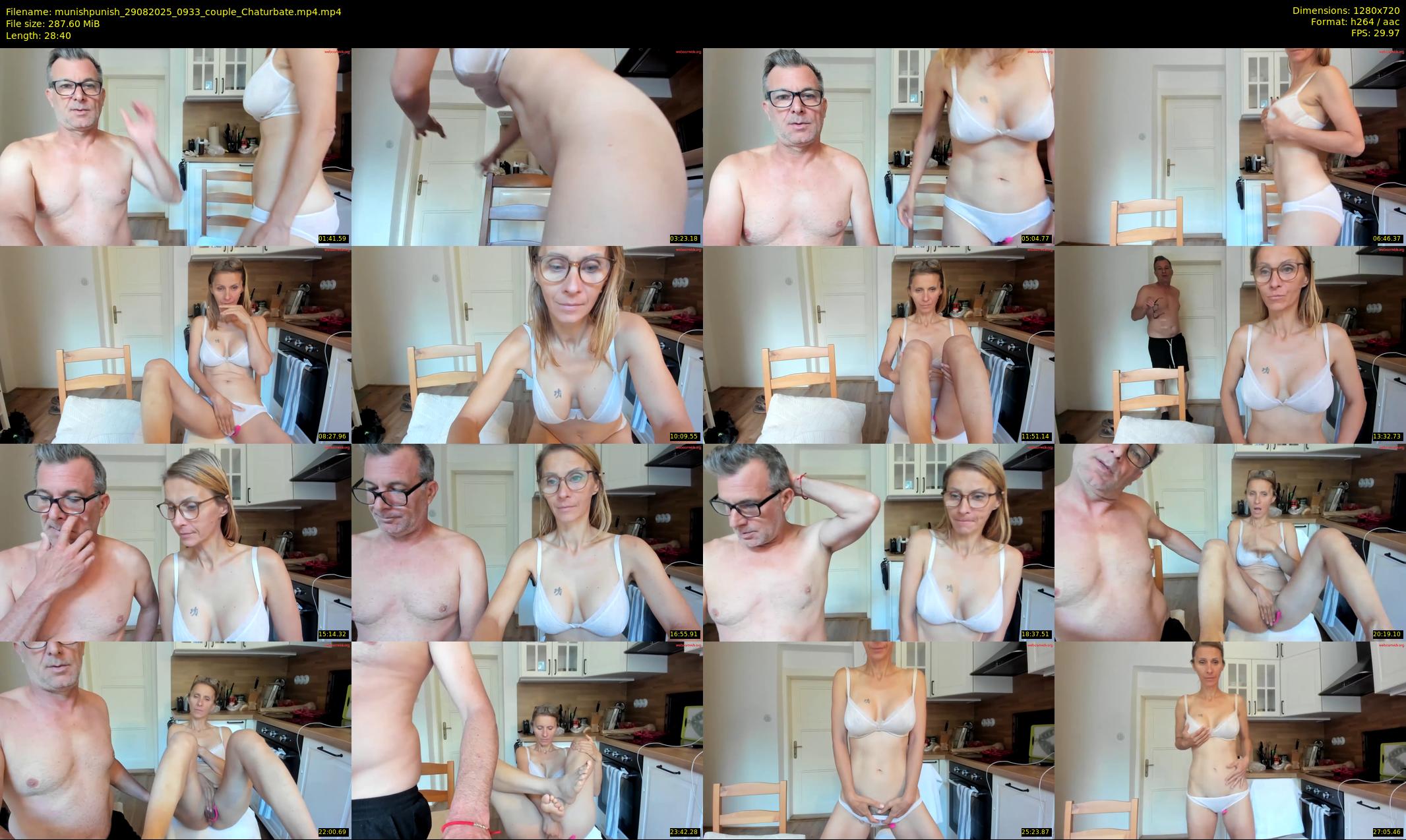 munishpunish — 29 minute Chaturbate couple cam show recording, 720p, Aug 29, 2025