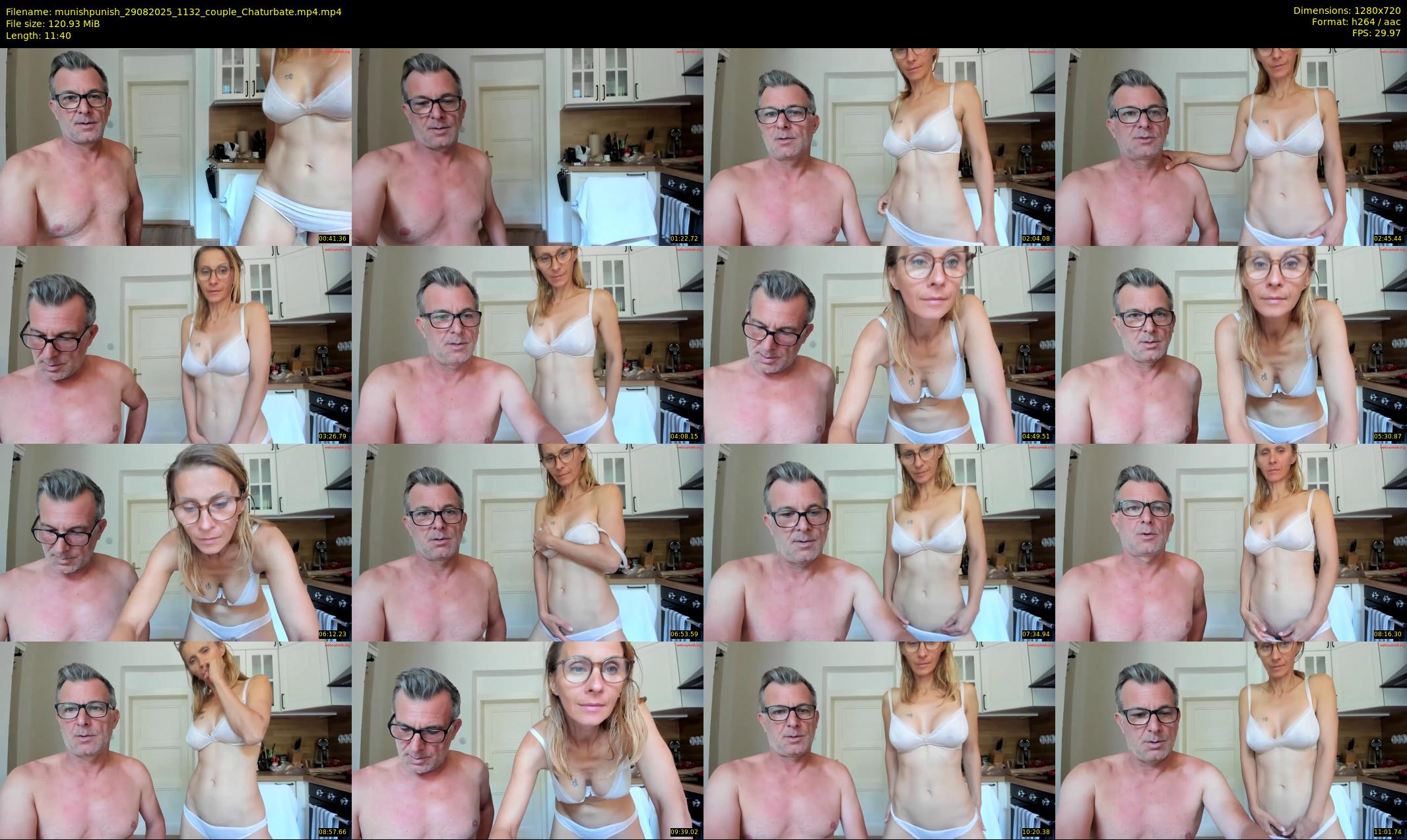 munishpunish — 12 minute Chaturbate couple cam show recording, 720p, Aug 29, 2025