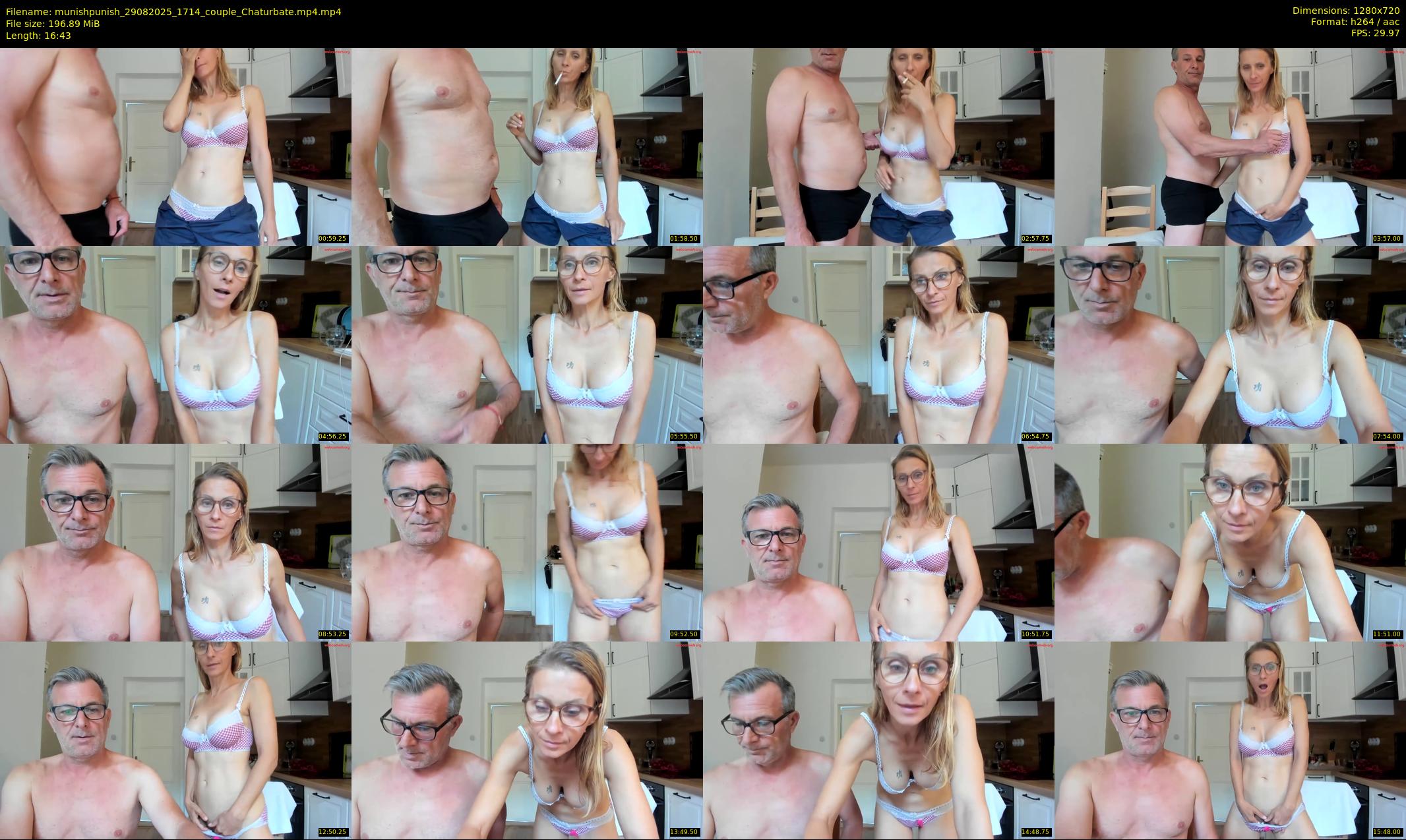 munishpunish — 17 minute Chaturbate couple cam show recording, 720p, Aug 29, 2025