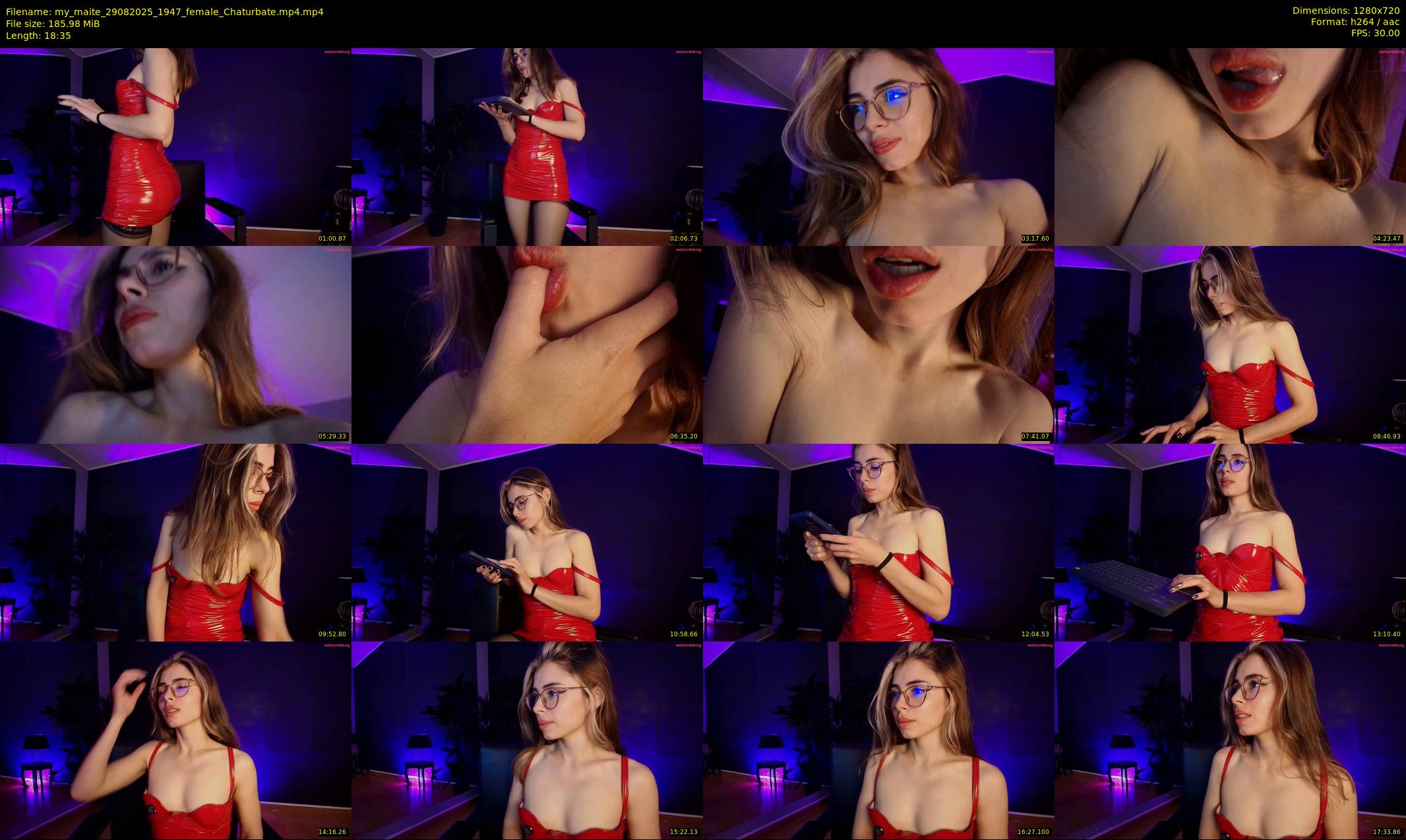 my_maite — 19 minute Chaturbate female cam show recording, 720p, Aug 29, 2025