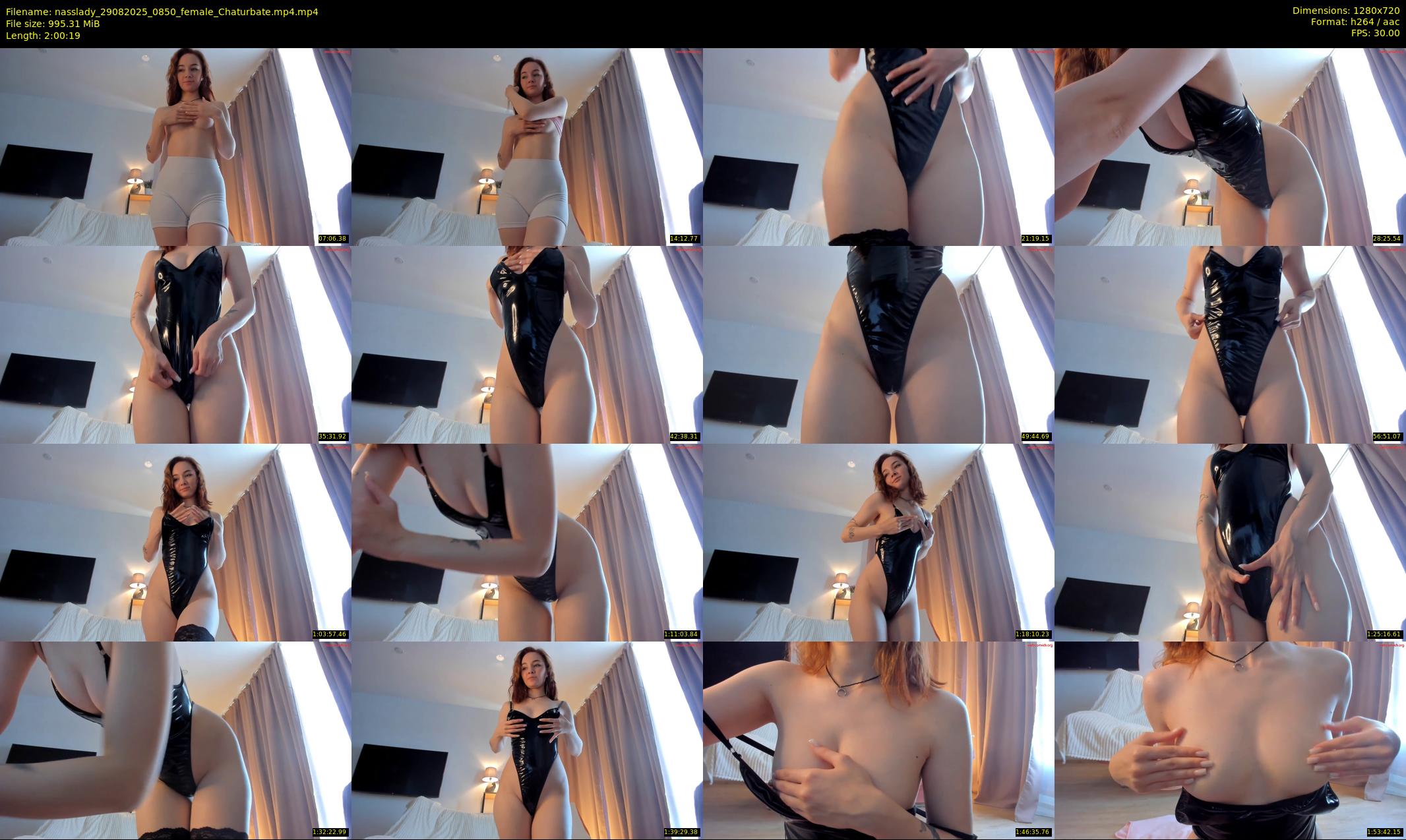 nasslady — 121 minute Chaturbate female cam show recording, 720p, Aug 29, 2025