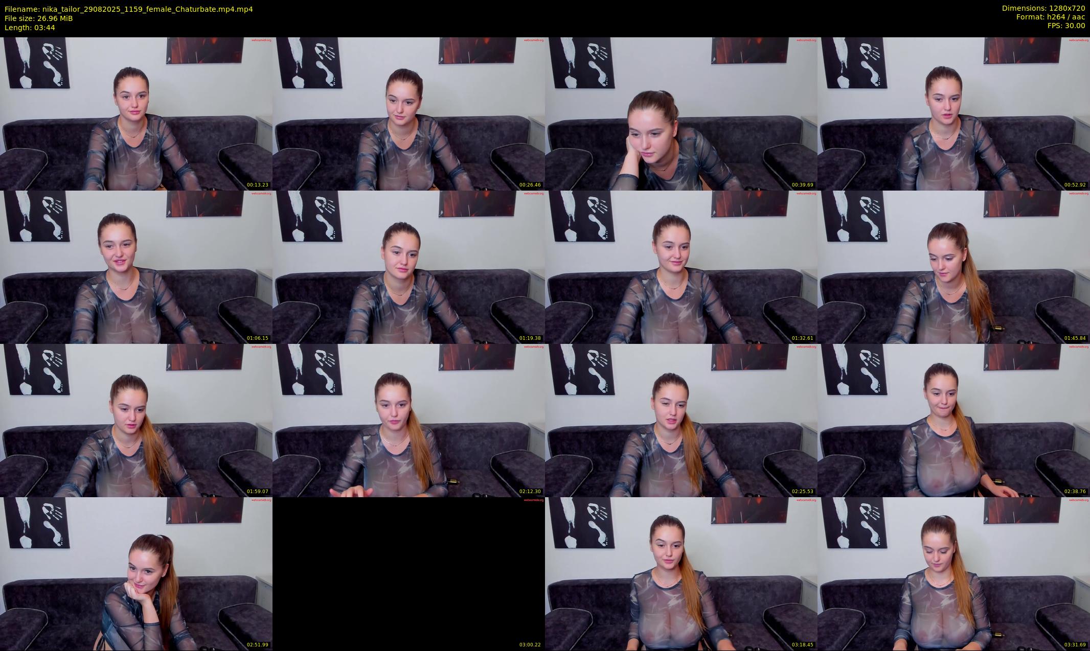 nika_tailor — 4 minute Chaturbate female cam show recording, 720p, Aug 29, 2025
