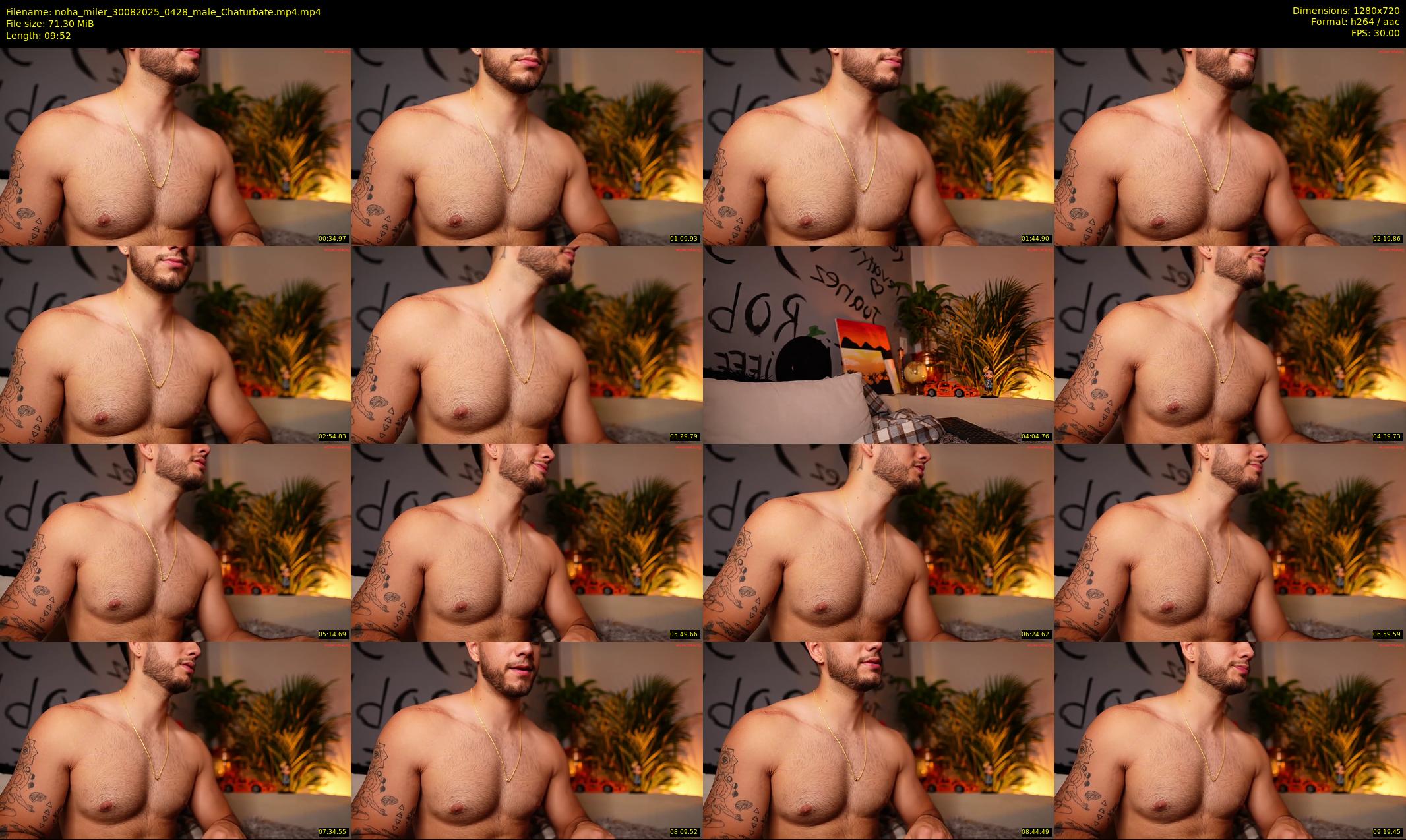 noha_miler — 10 minute Chaturbate male cam show recording, 720p, Aug 30, 2025