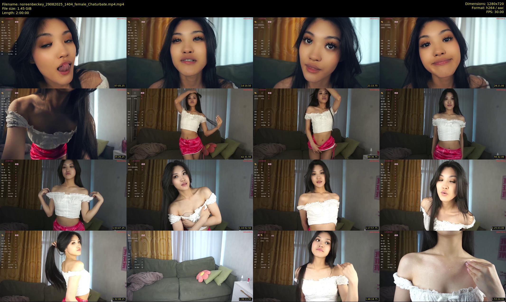 noreenbeckey — 120 minute Chaturbate female cam show recording, 720p, Aug 29, 2025