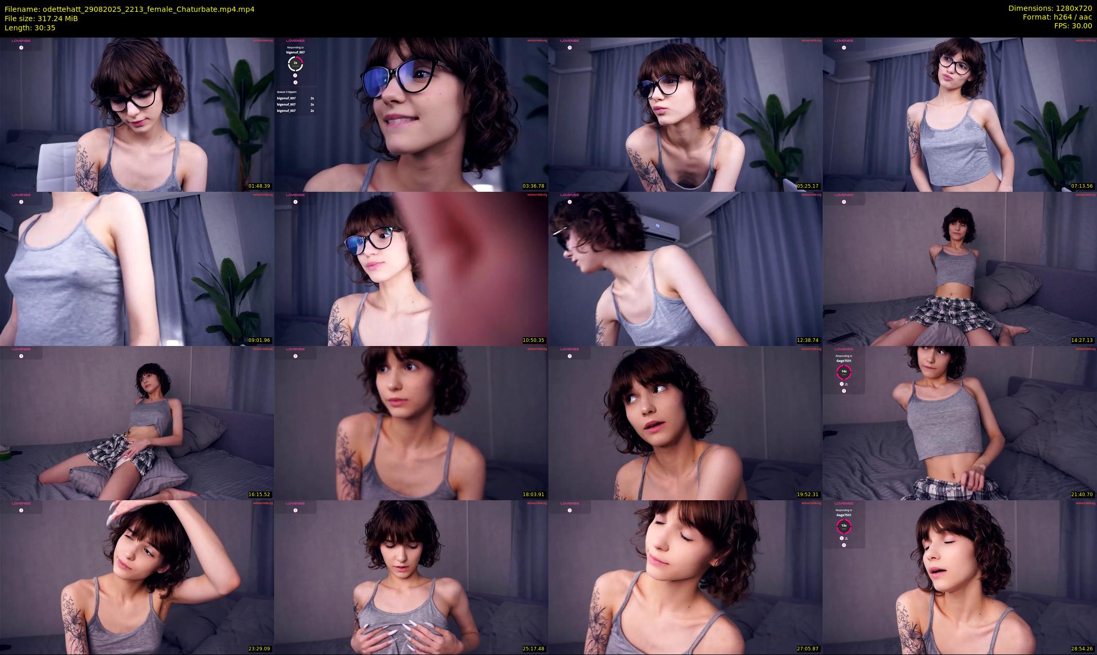odettehatt — 31 minute Chaturbate female cam show recording, 720p, Aug 29, 2025