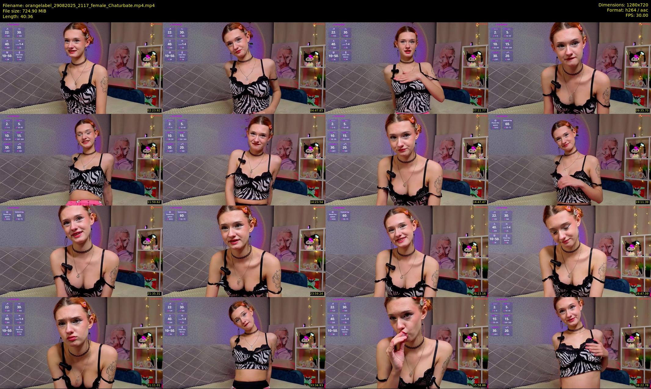 orangelabel — 41 minute Chaturbate female cam show recording, 720p, Aug 29, 2025