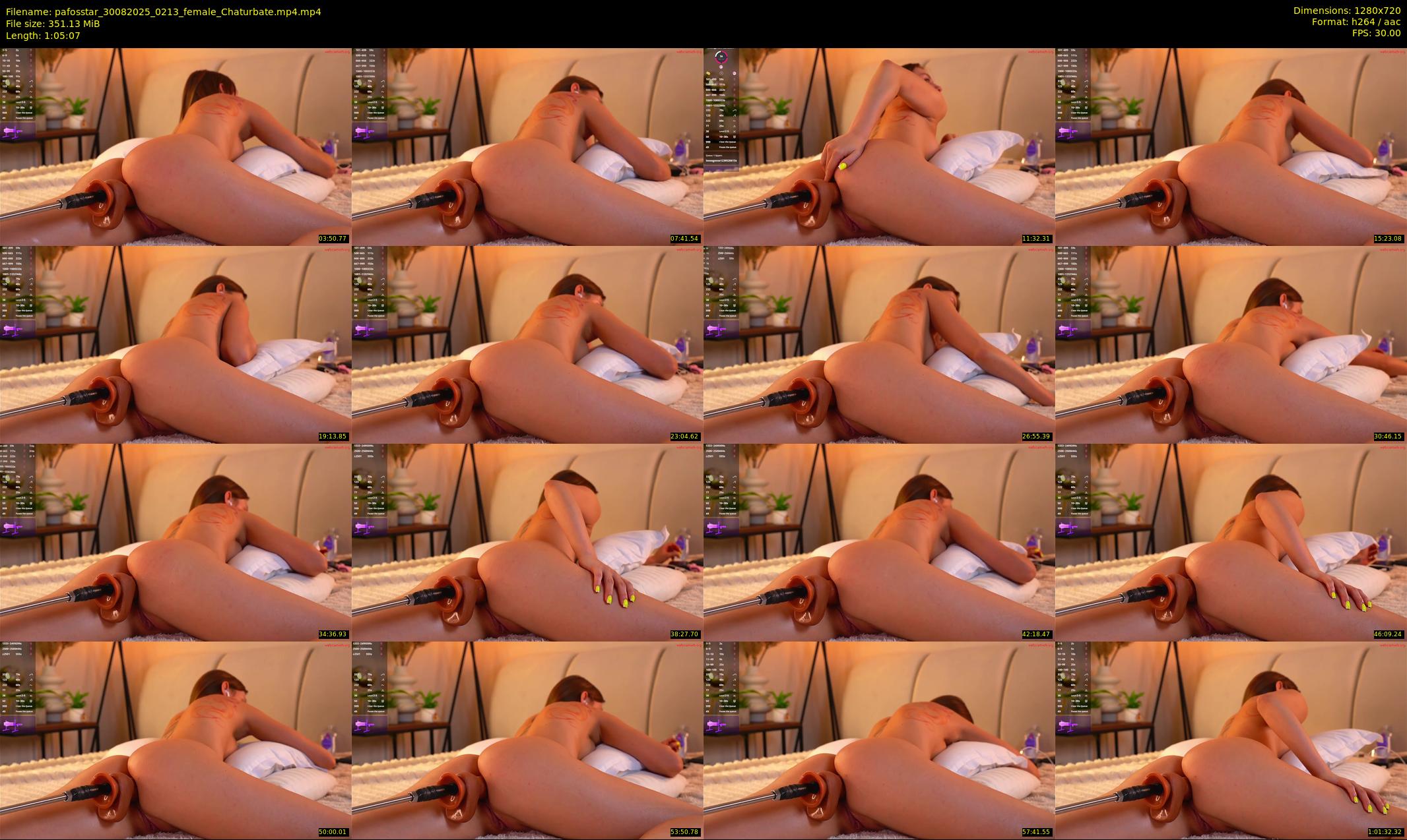 pafosstar — 66 minute Chaturbate female cam show recording, 720p, Aug 30, 2025