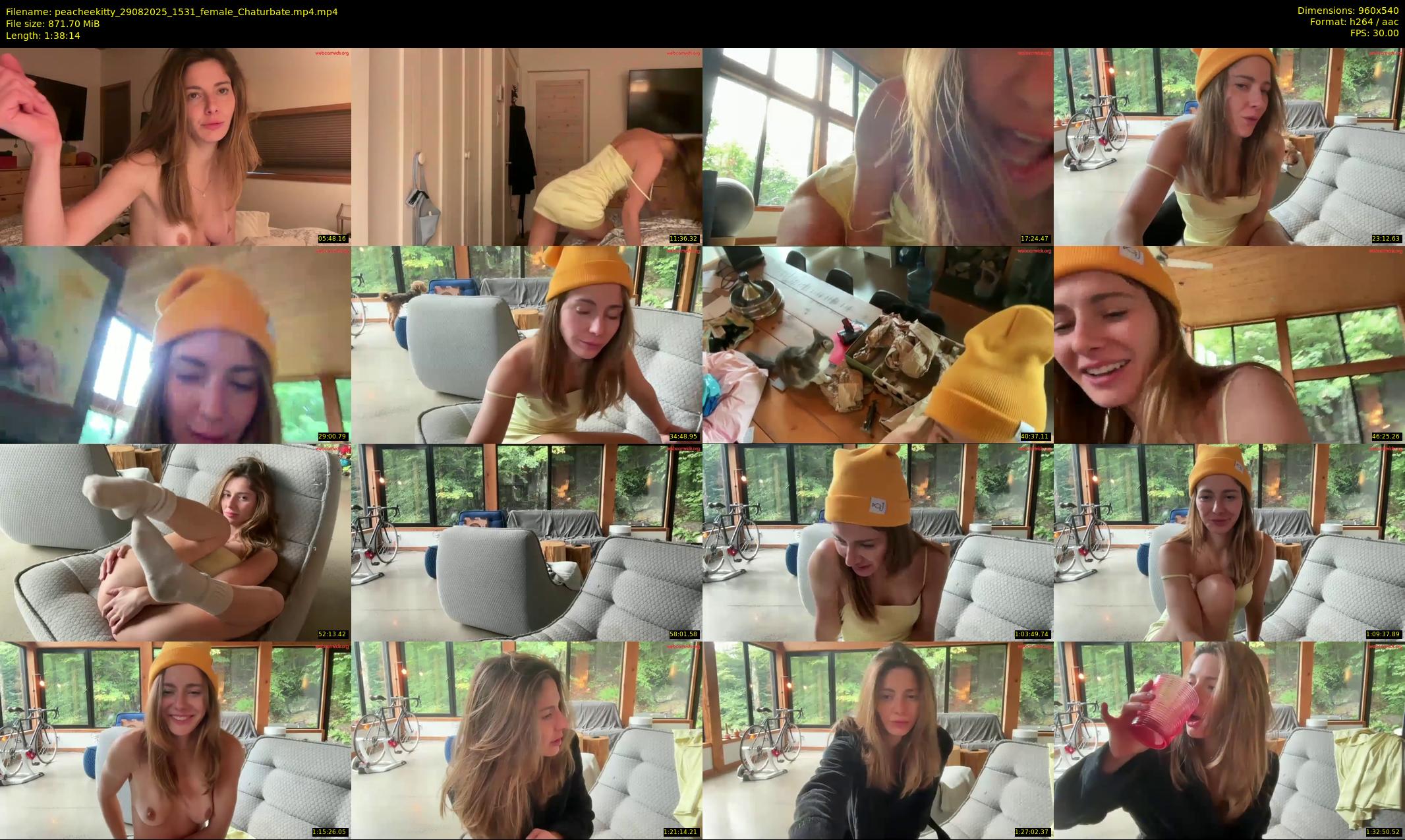 peacheekitty — 99 minute Chaturbate female cam show recording, 480p, Aug 29, 2025