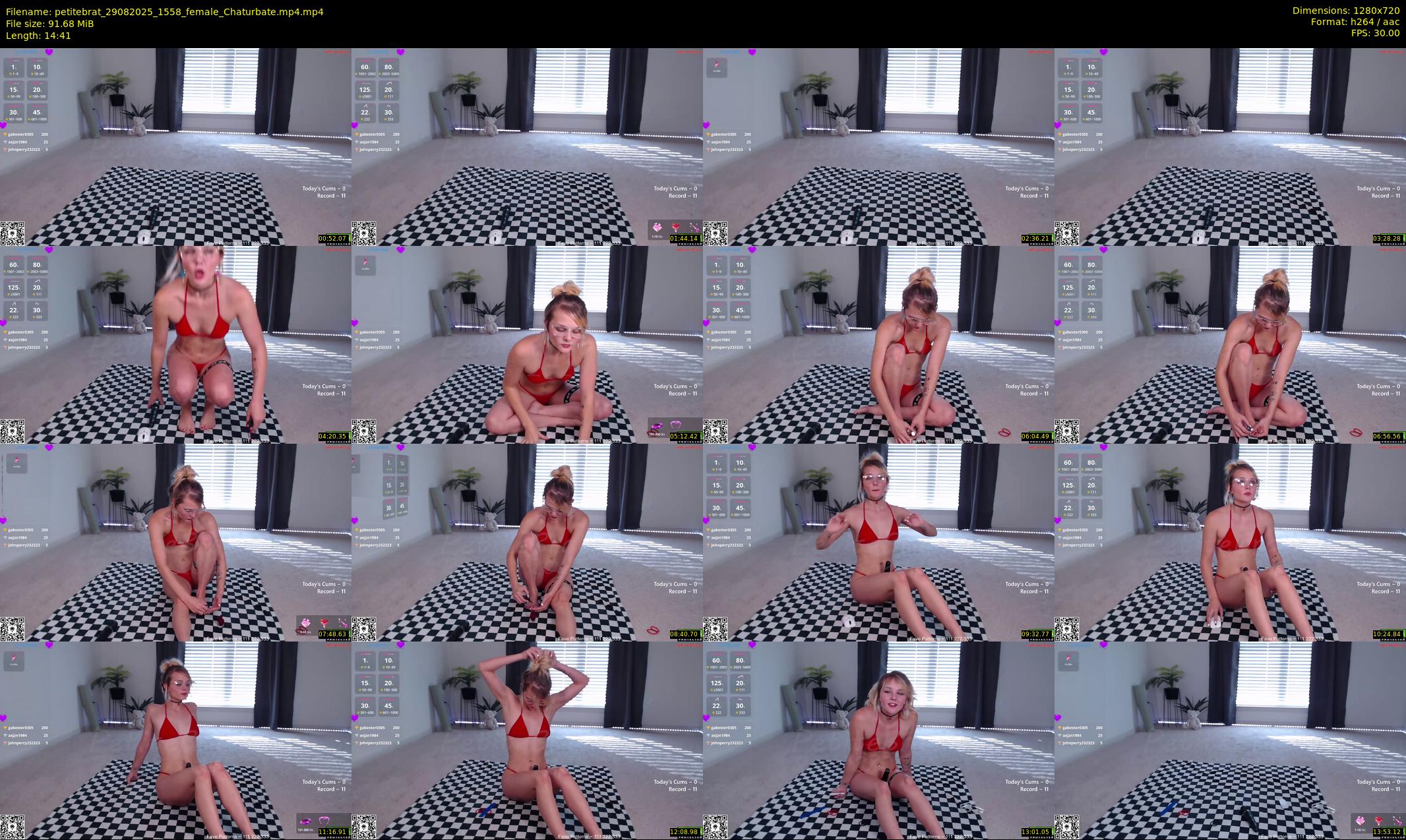 petitebrat — 15 minute Chaturbate female cam show recording, 720p, Aug 29, 2025